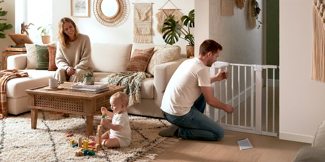 Bramki na schody dla dzieci bez wiercenia - jak zamontować?