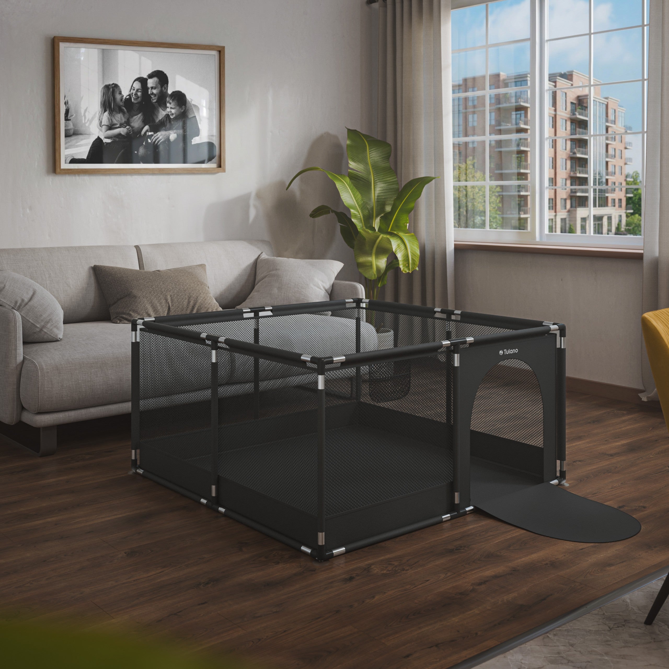 OUTLET Kojec dla dzieci Tulano Cozy 20 Graphite - 130 cm