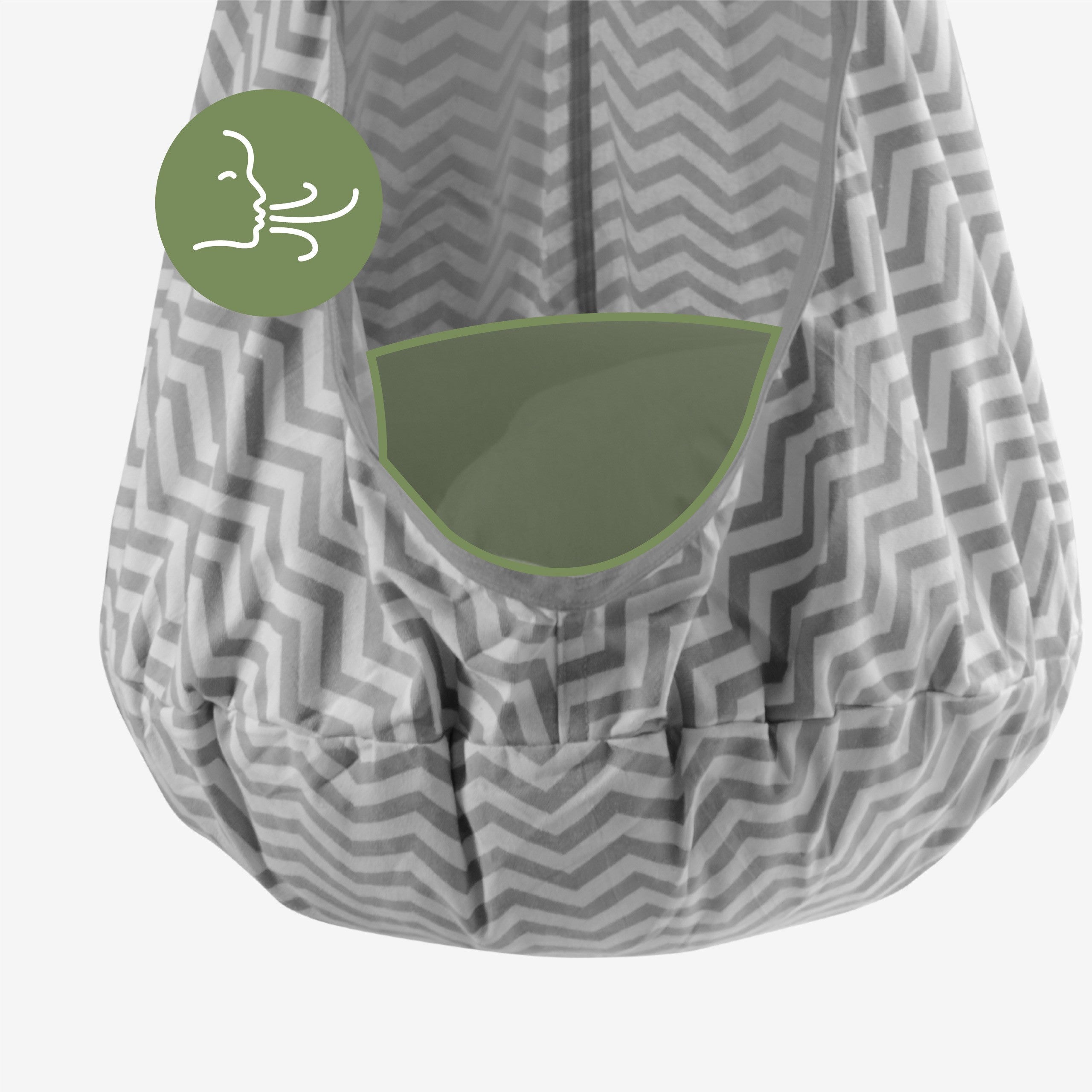 OUTLET Huśtawka kokon dla dzieci Tulano Doppo 20 Grey
