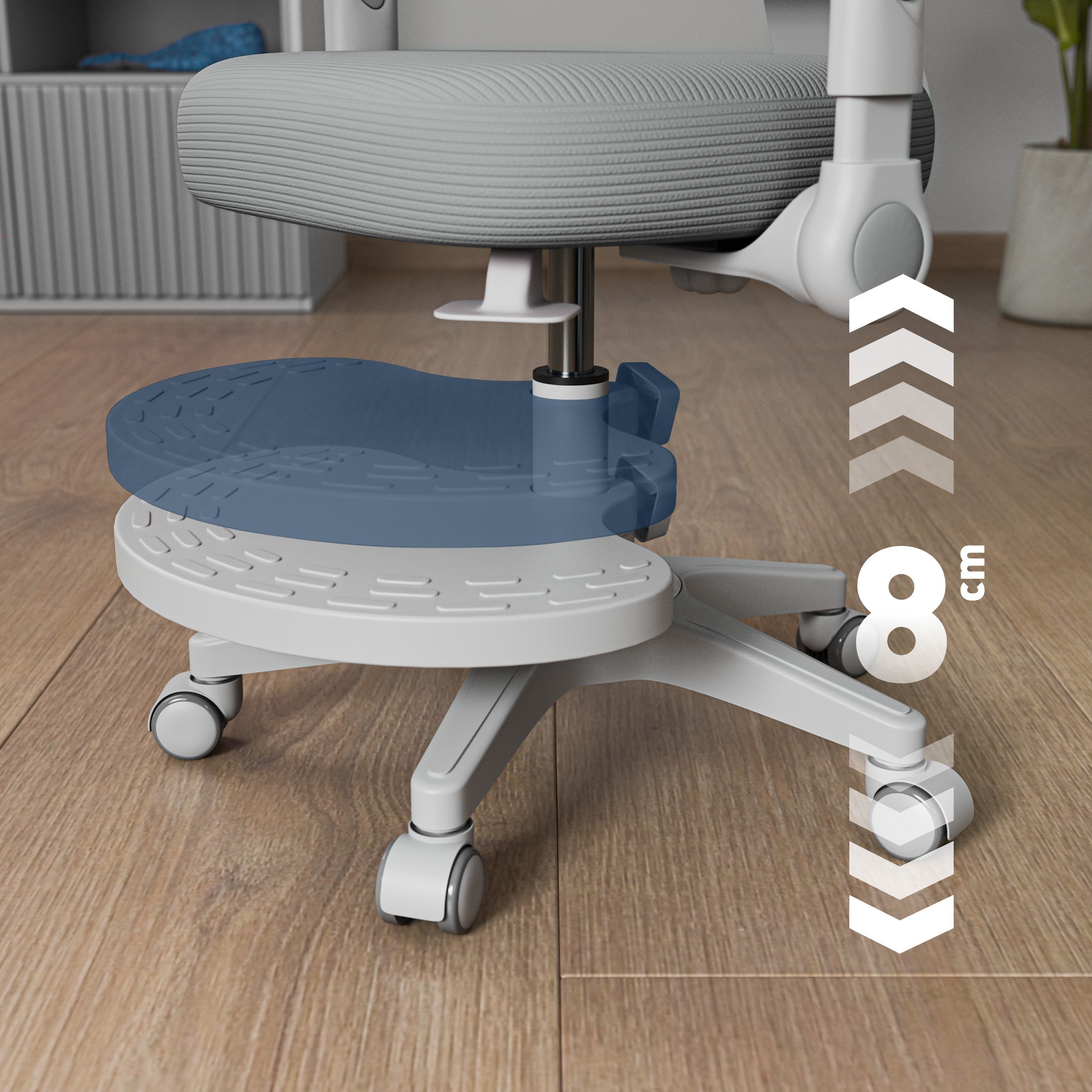 Fotel regulowany dla dziecka Mark Adler Junior 5.0 Grey