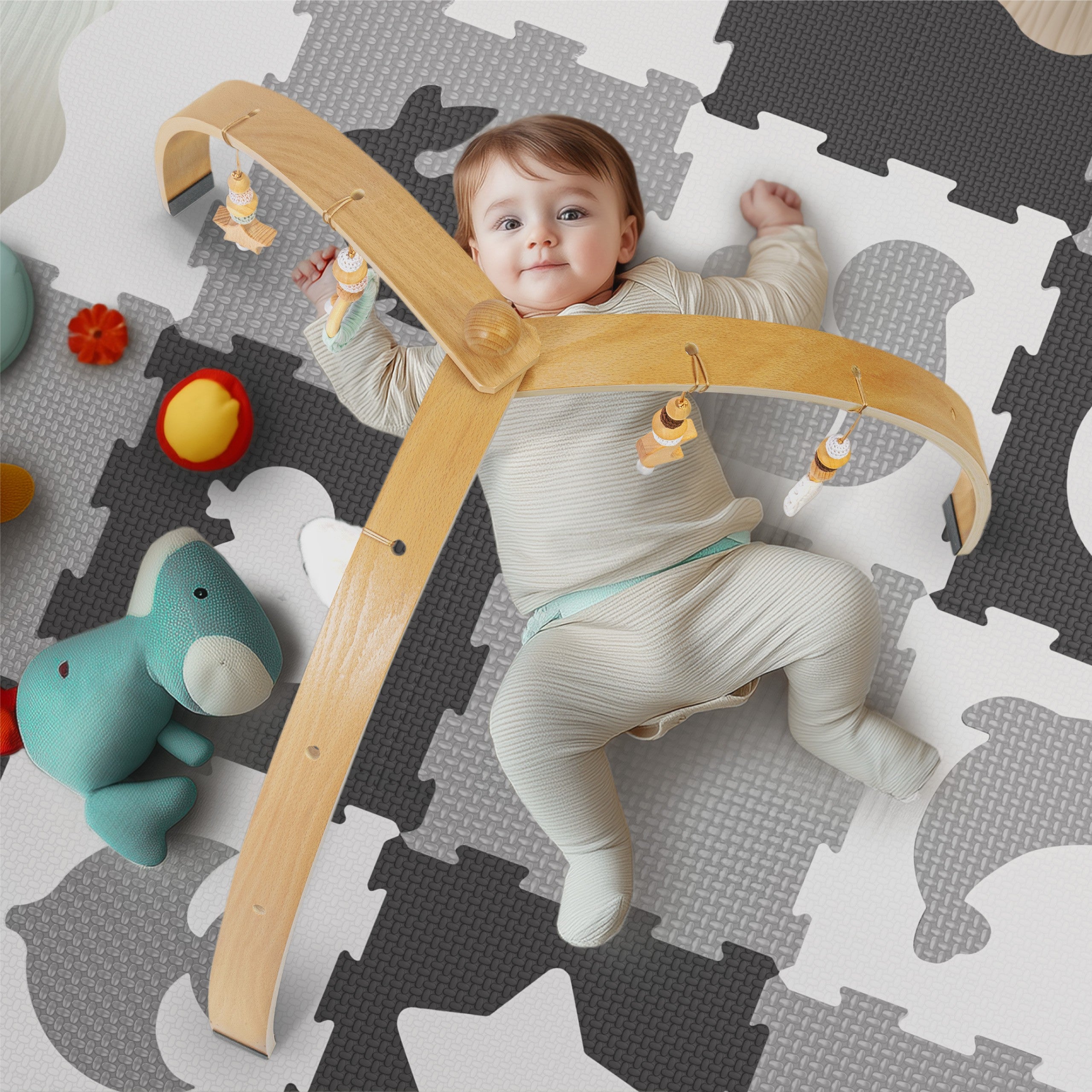 Stojak edukacyjny z zabawkami Tulano Gioco 70