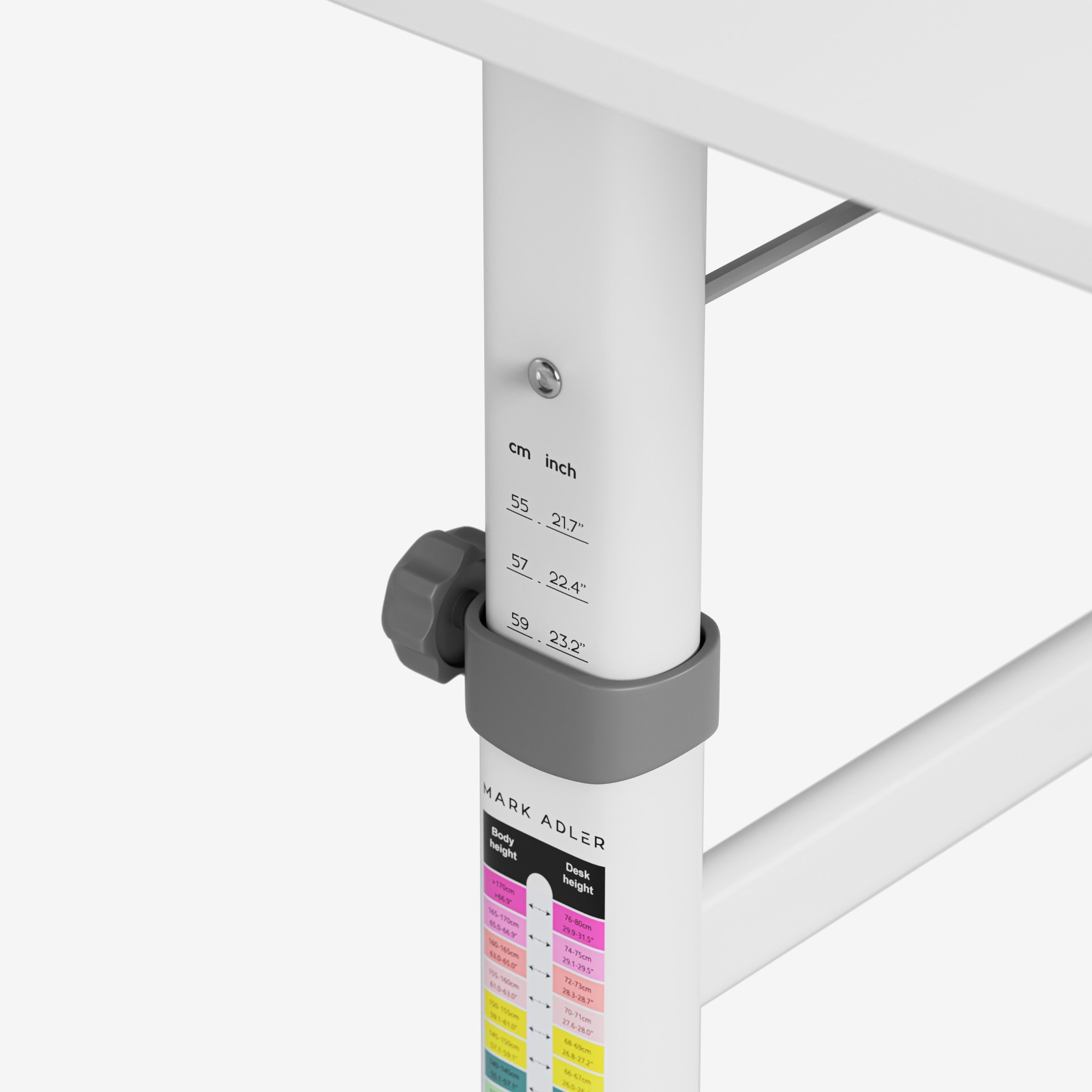OUTLET Biurko dziecięce regulowane Mark Adler Study 3.7 Grey