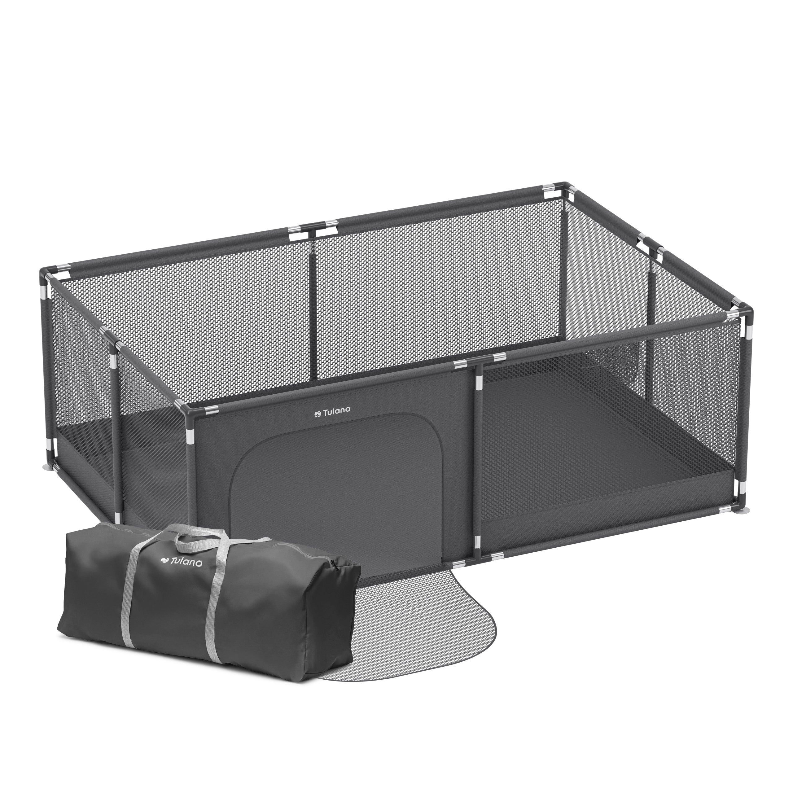 Kojec dziecięcy Tulano Cozy 22 Graphite - 180 cm