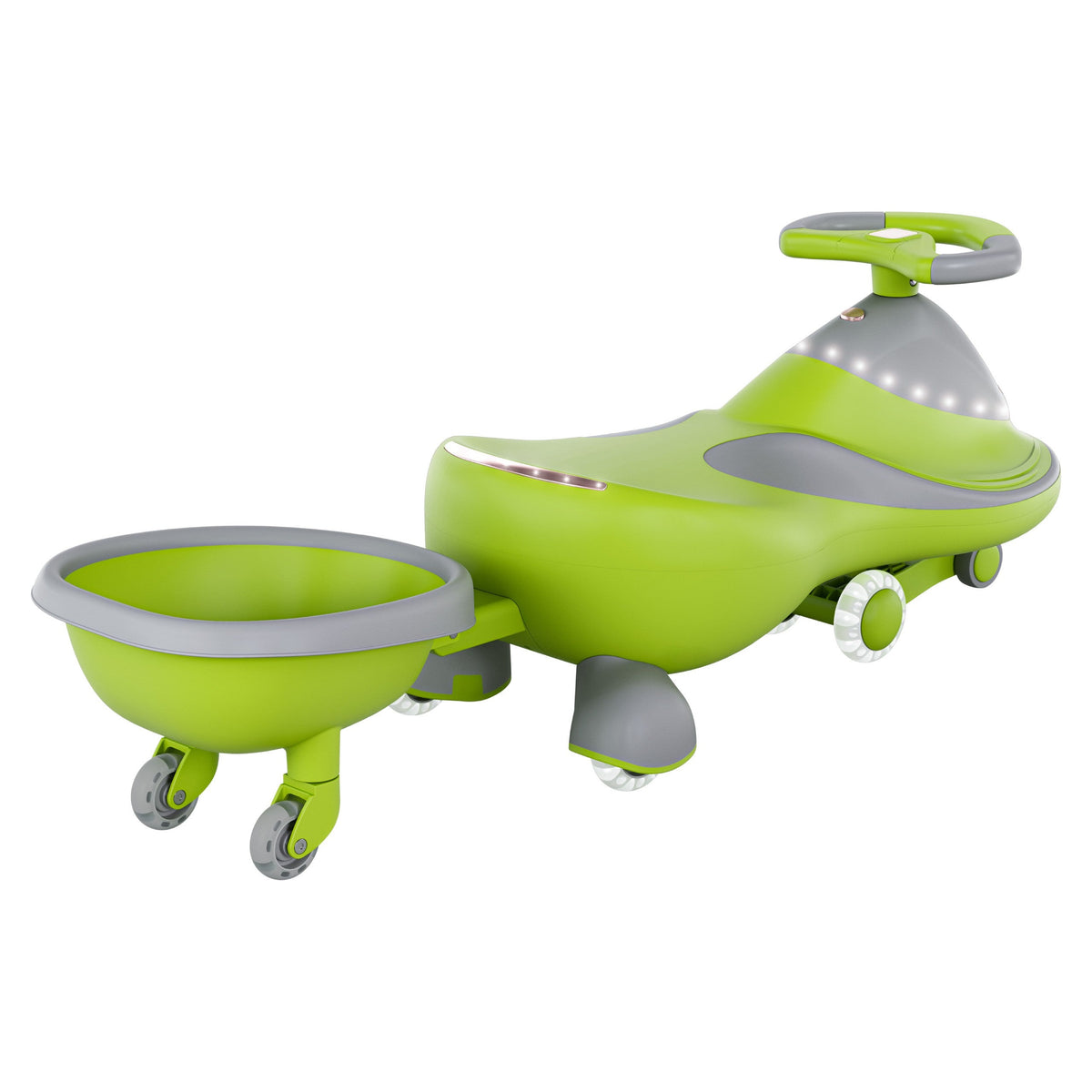 OUTLET Jeździk dla dzieci grawitacyjny LED Tulano Focus 55 Green