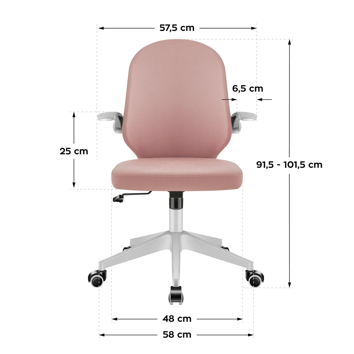 OUTLET Fotel regulowany dla dziecka Mark Adler Junior 4.0 Pink