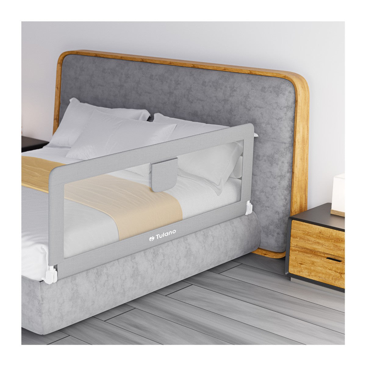 OUTLET Barierka ochronna do łóżka 200 cm Tulano Cover 20