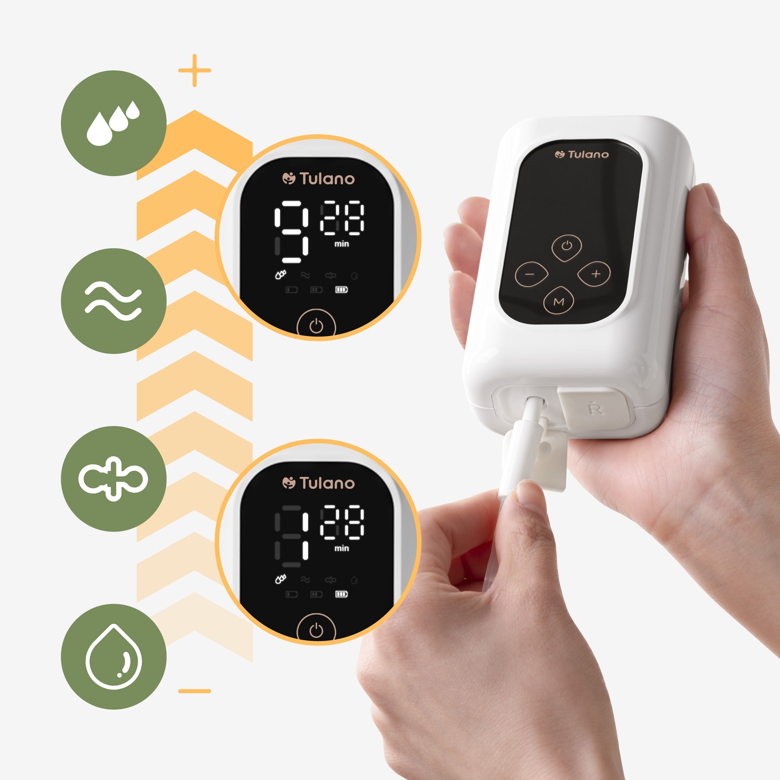 Podwójny laktator elektryczny Tulano Olly 45