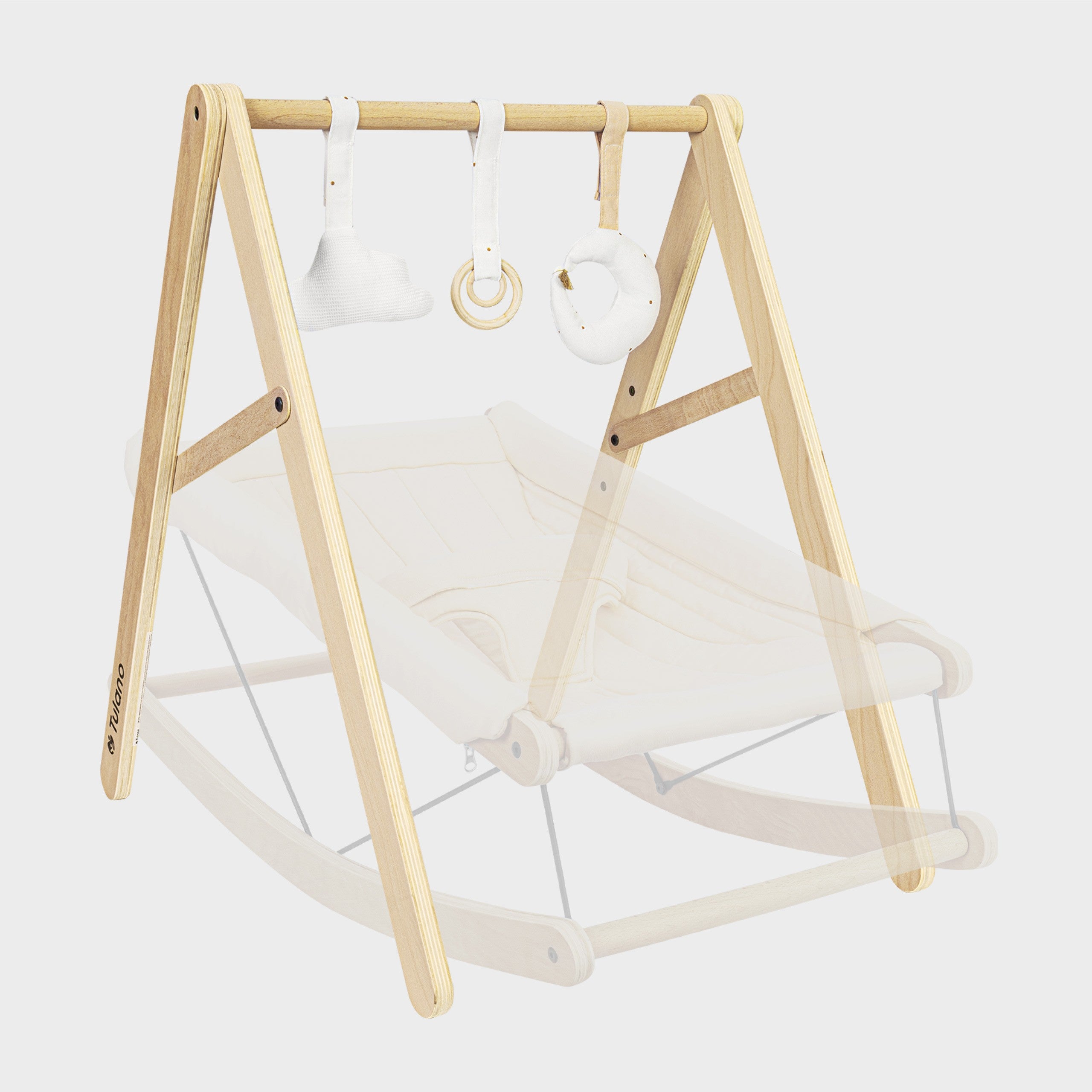 Leżaczek 2w1 Tulano Moon 45 Beige