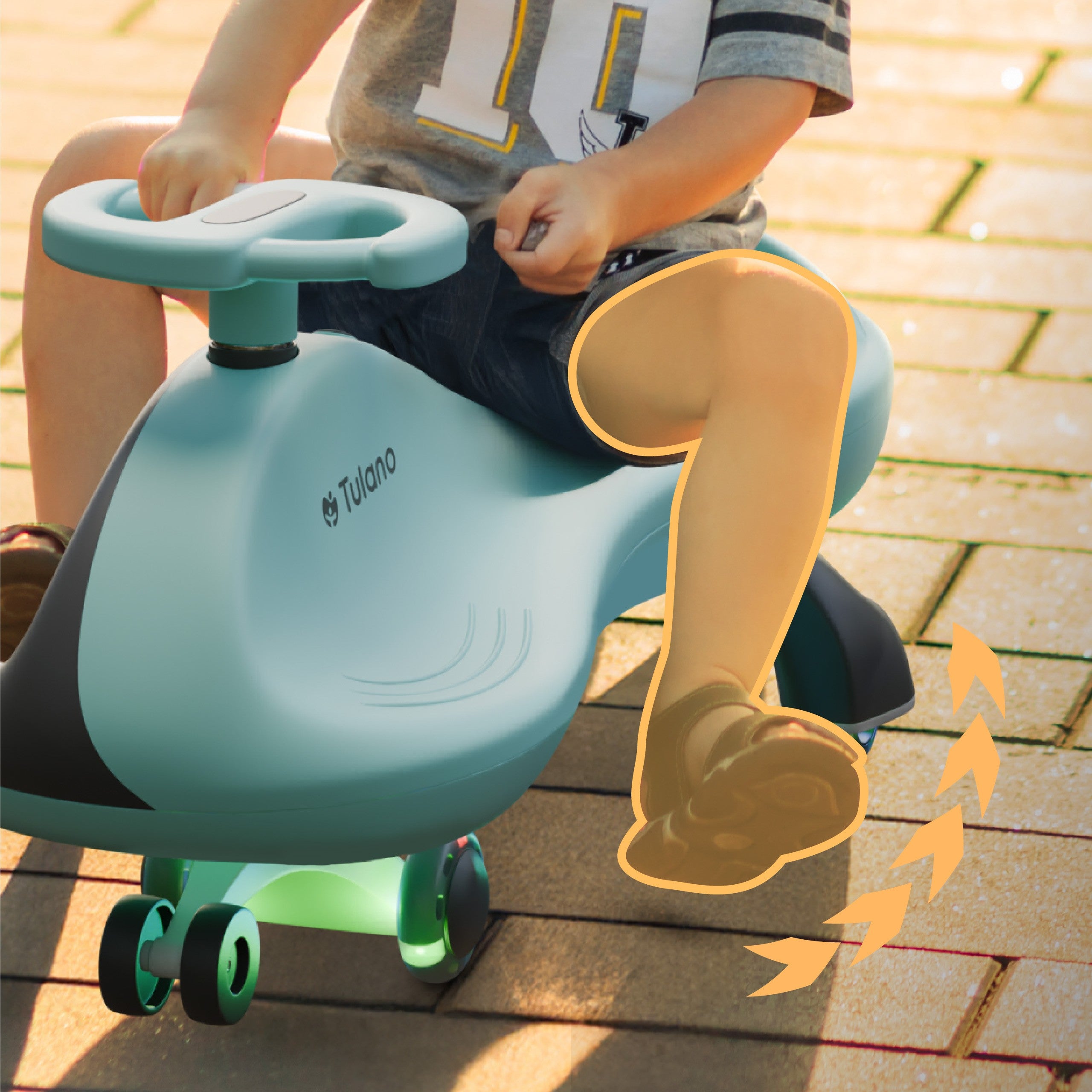 Jeździk dla dzieci grawitacyjny LED Tulano Focus 35