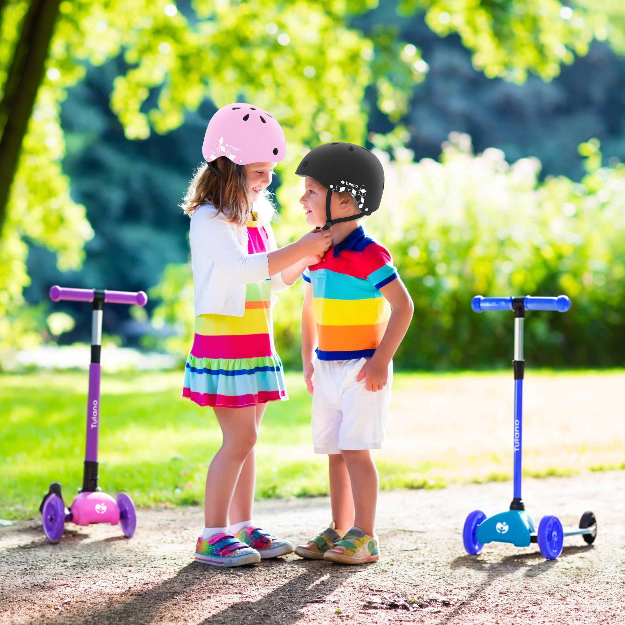 Kask dziecięcy Tulano Turtle 35 Black