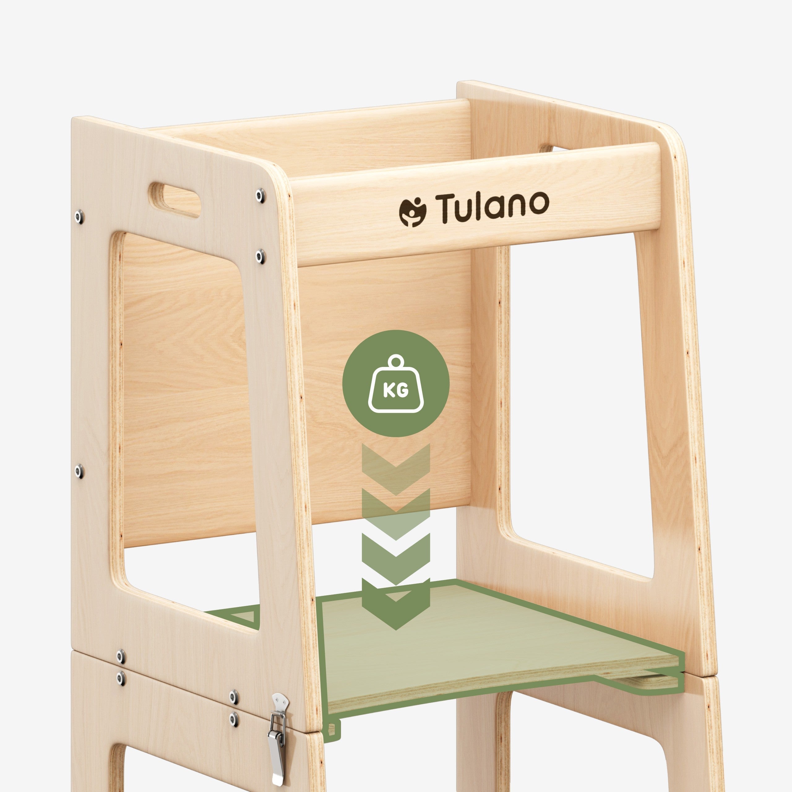 OUTLET Pomocnik kuchenny z funkcją stolika Tulano Mooby 35 Natural