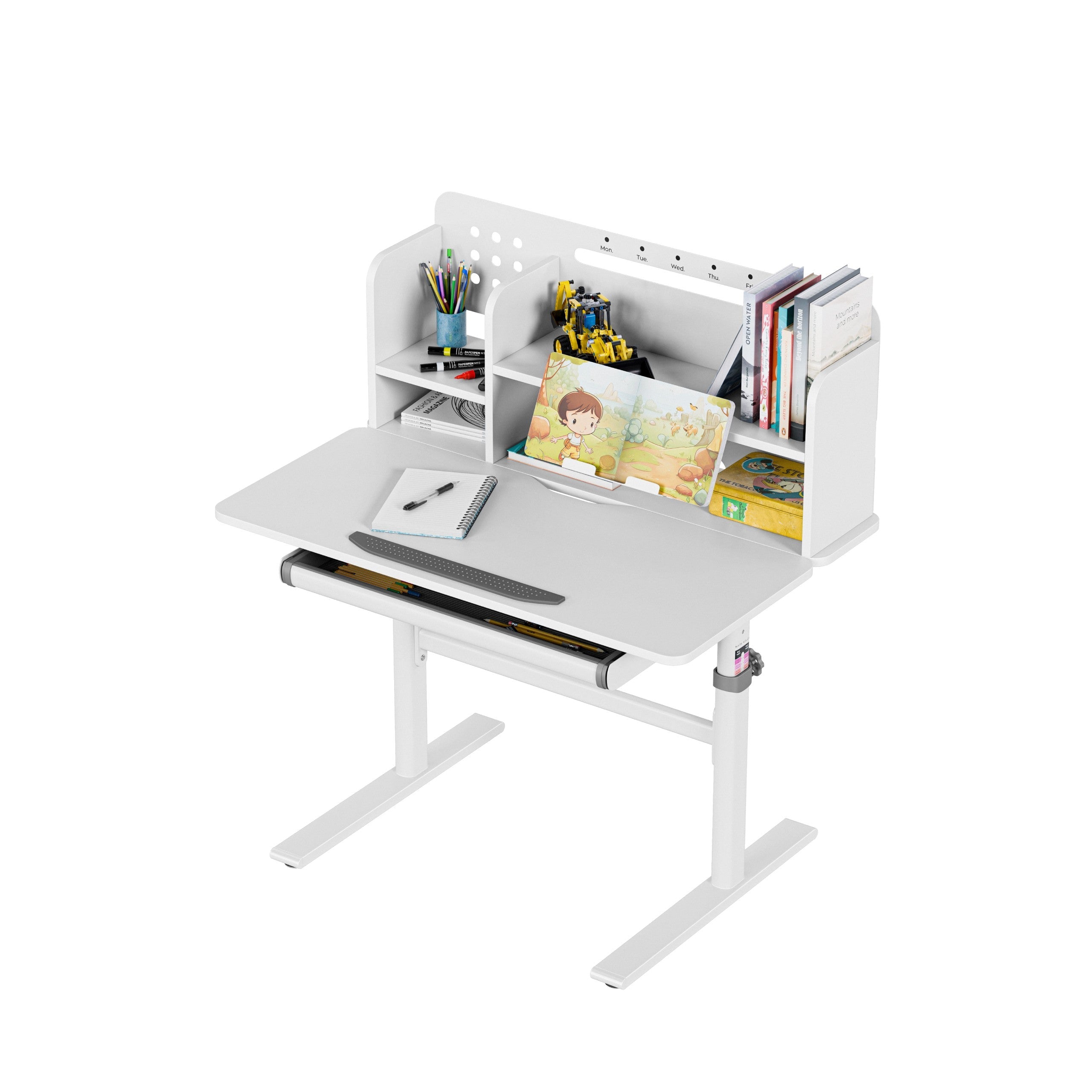 OUTLET Ergonomiczne biurko dla dziecka Mark Adler Study 5.0 Grey