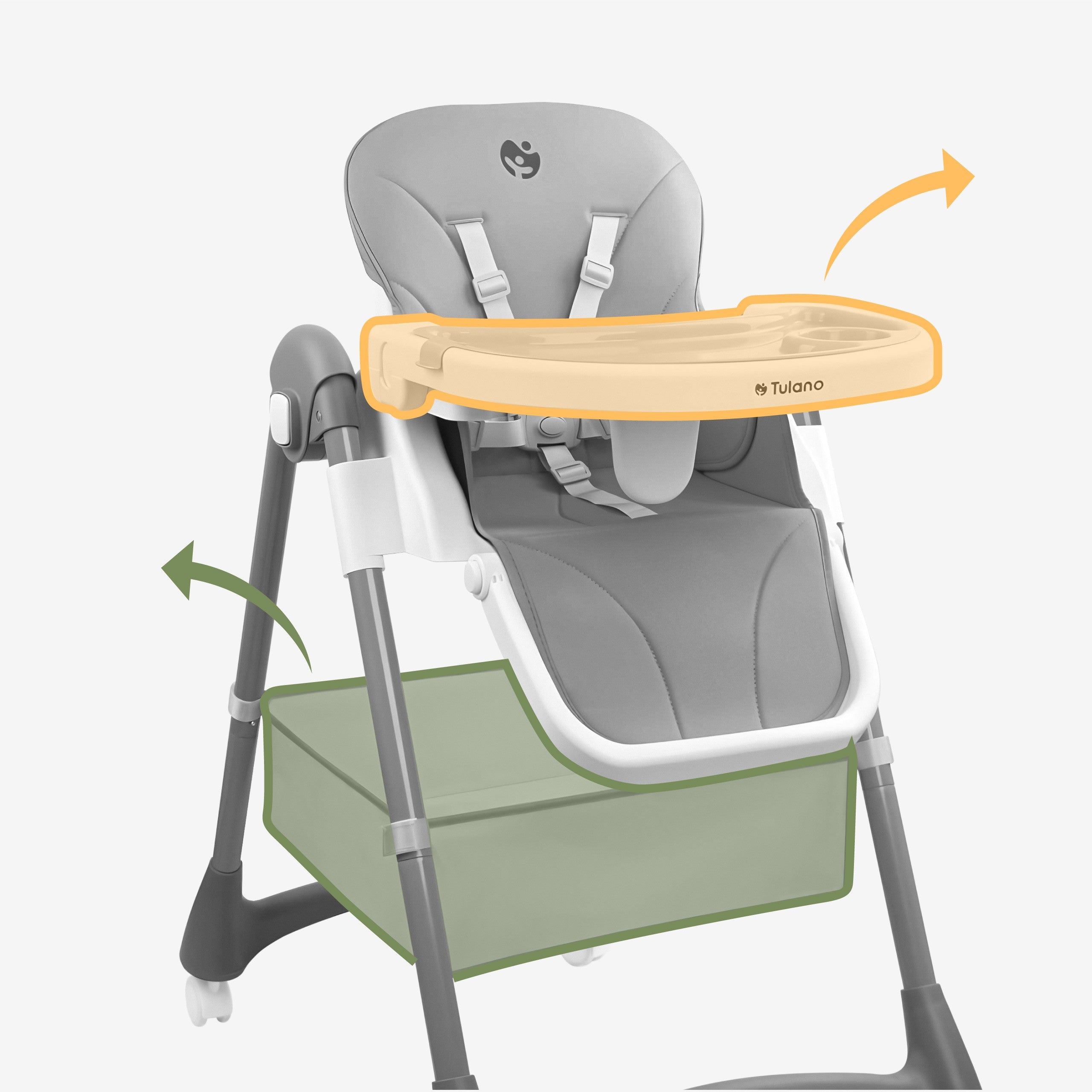 Krzesełko do karmienia składane Tulano Morsel 30