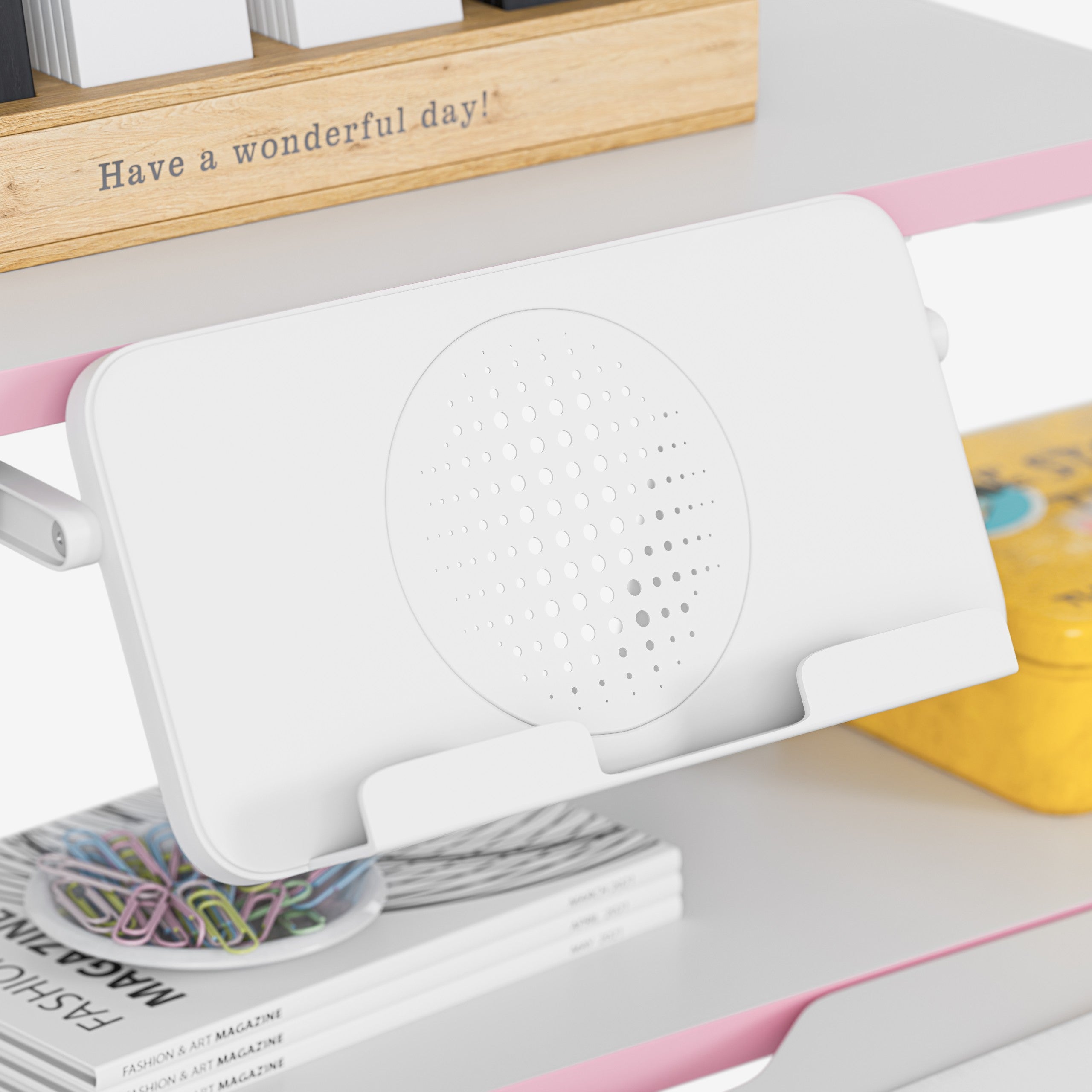 OUTLET Biurko dziecięce regulowane Mark Adler Study 3.7 Pink