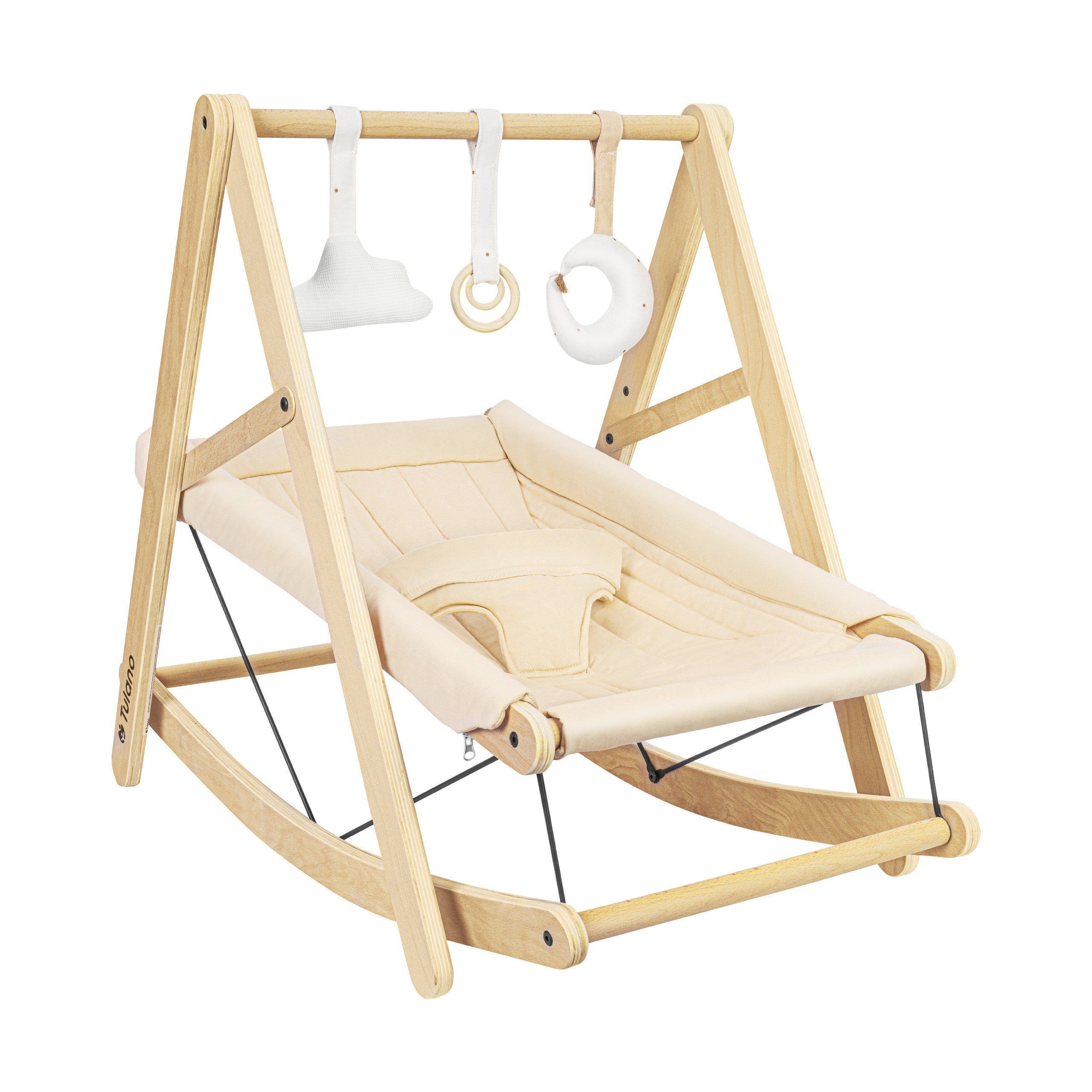 Leżaczek 2w1 Tulano Moon 45 Beige