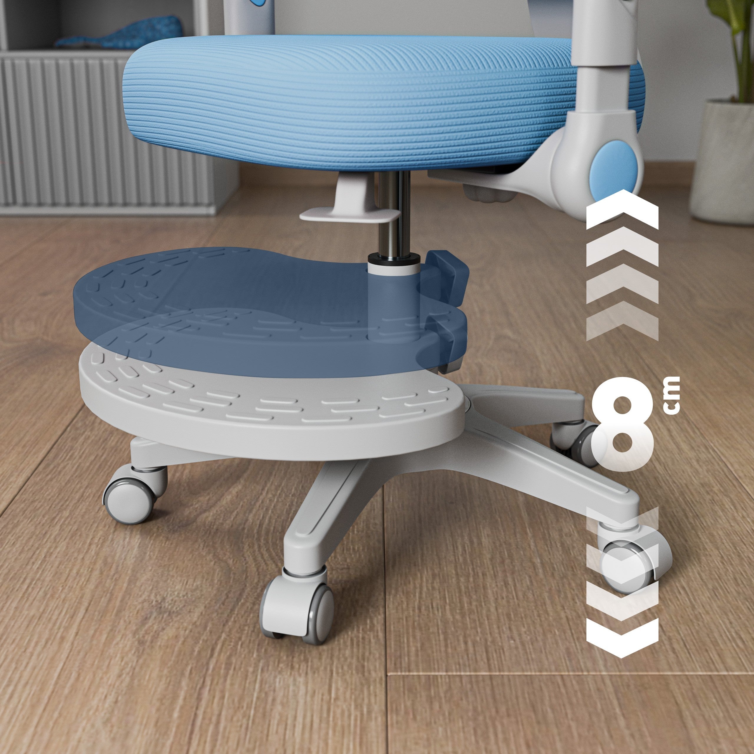 Fotel regulowany dla dziecka Mark Adler Junior 5.0 Blue