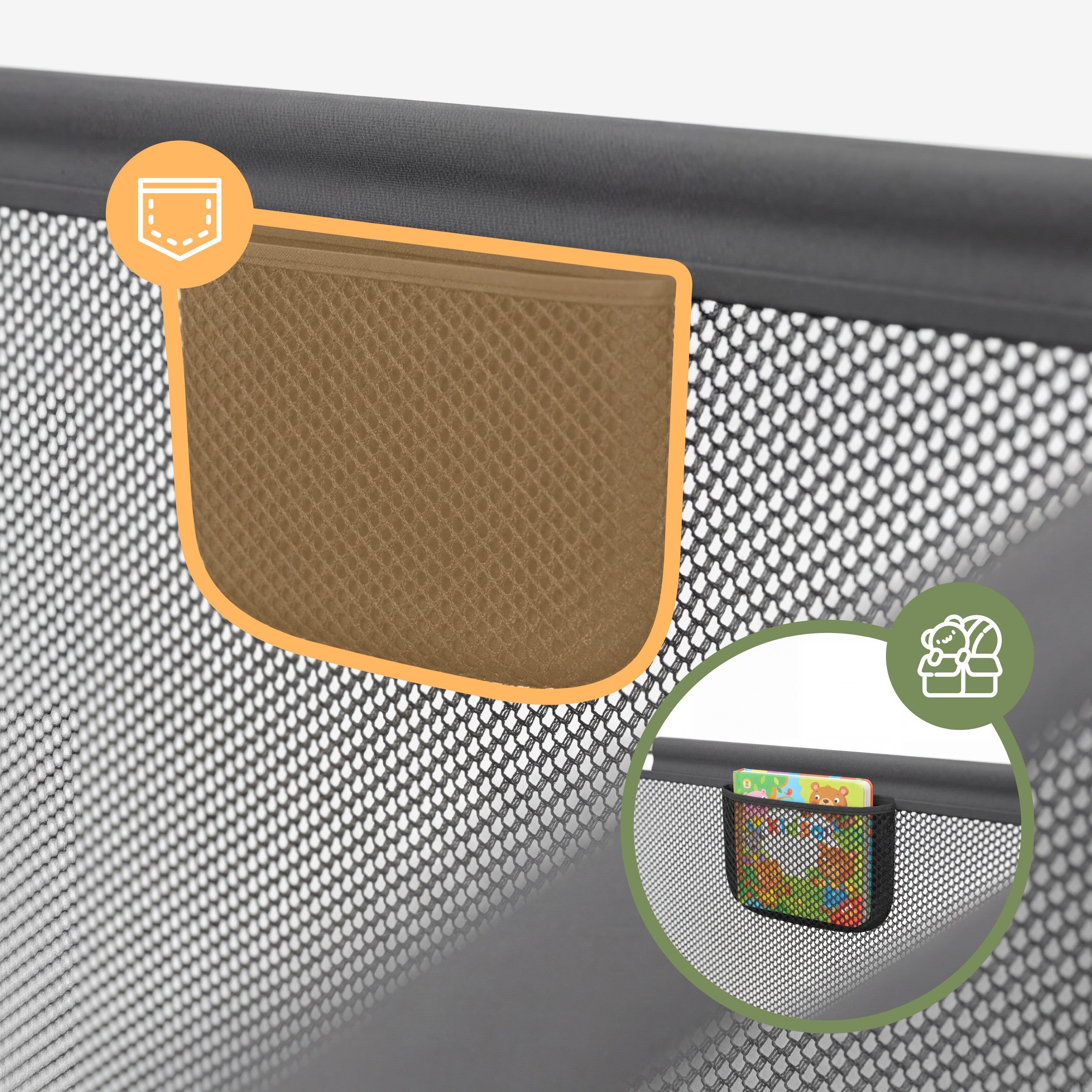 Kojec dziecięcy Tulano Cozy 22 Graphite - 180 cm