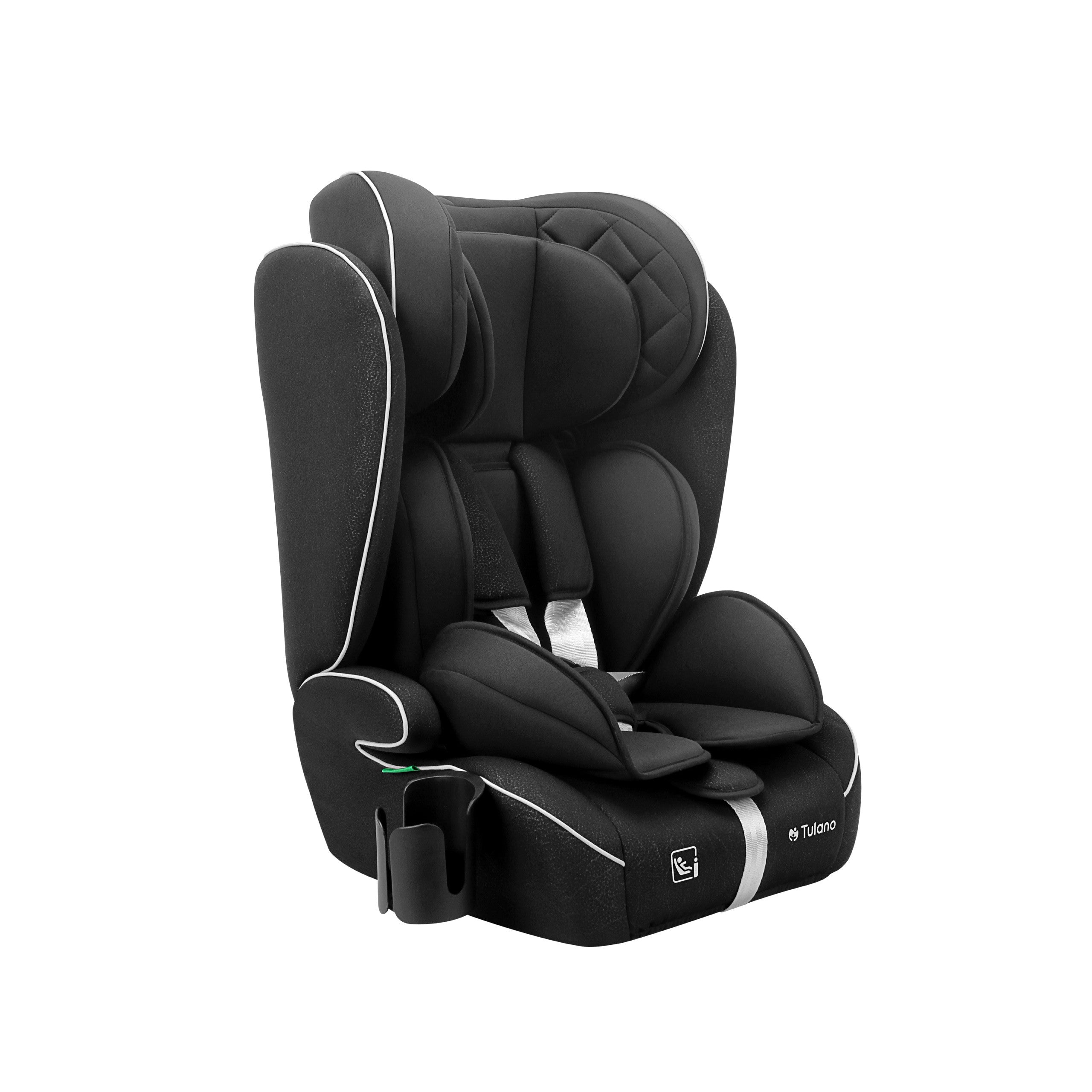 OUTLET Fotelik samochodowy Tulano Zooma 25 Black 76 -150cm I-Size