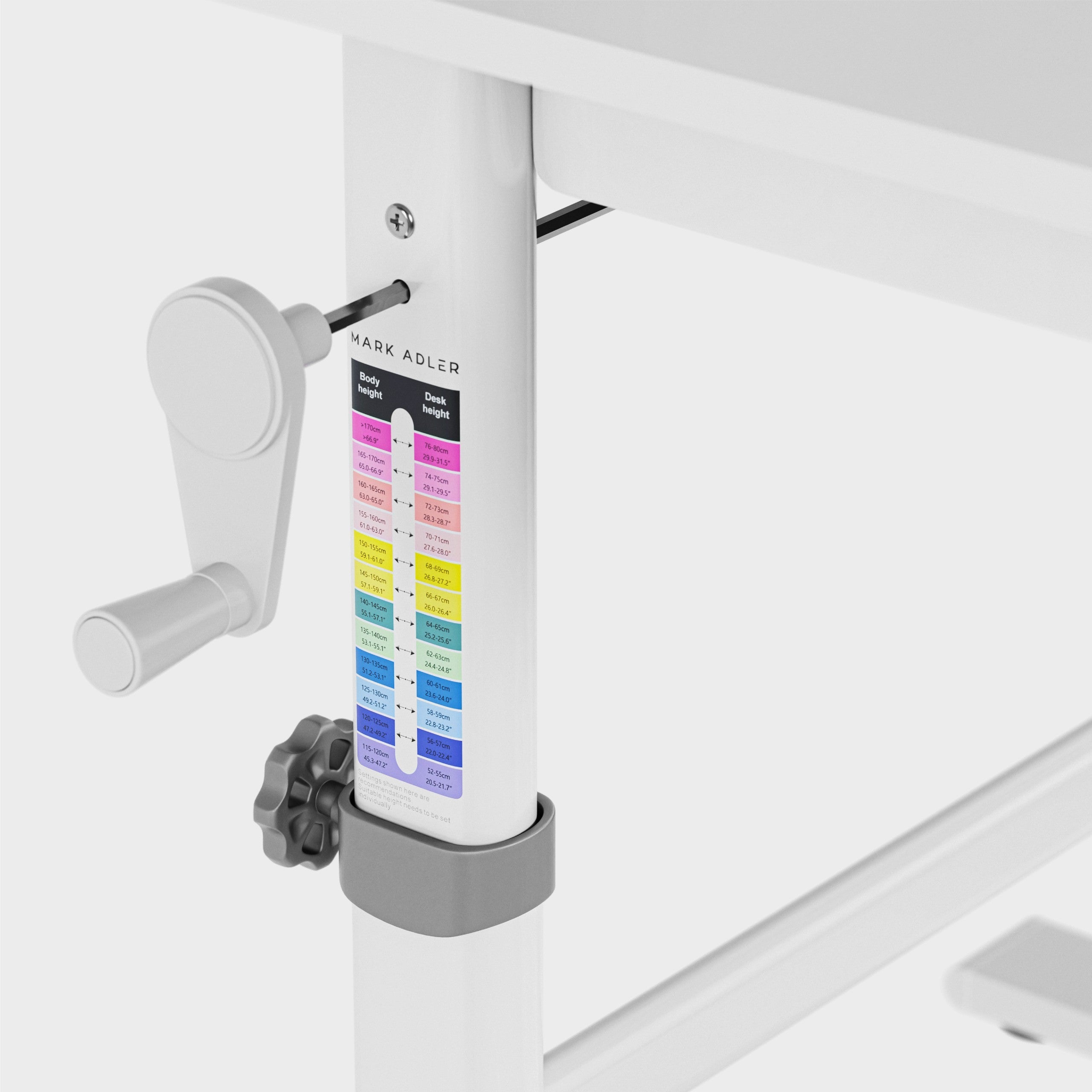 OUTLET Ergonomiczne biurko dla dziecka Mark Adler Study 5.0 Grey