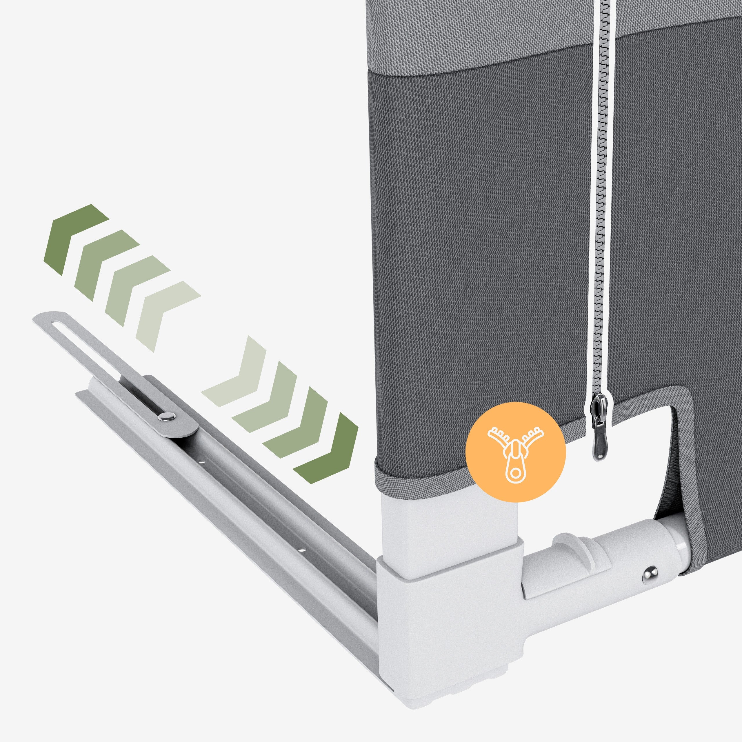 Barierka ochronna do łóżka 160 cm Tulano Cover 46