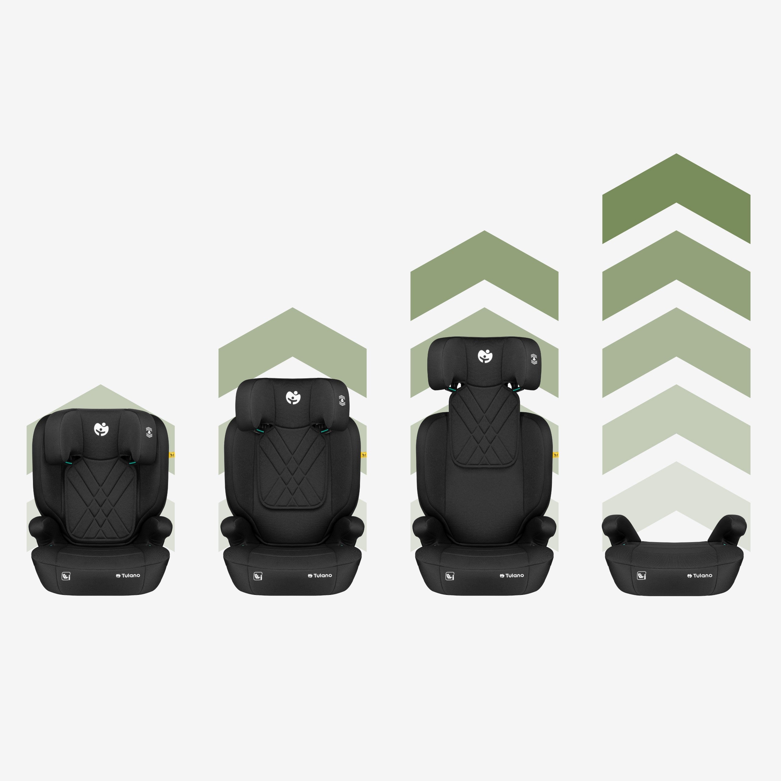 Fotelik samochodowy dla dzieci 2w1 100 -150 cm Joy 45 Black I-Size