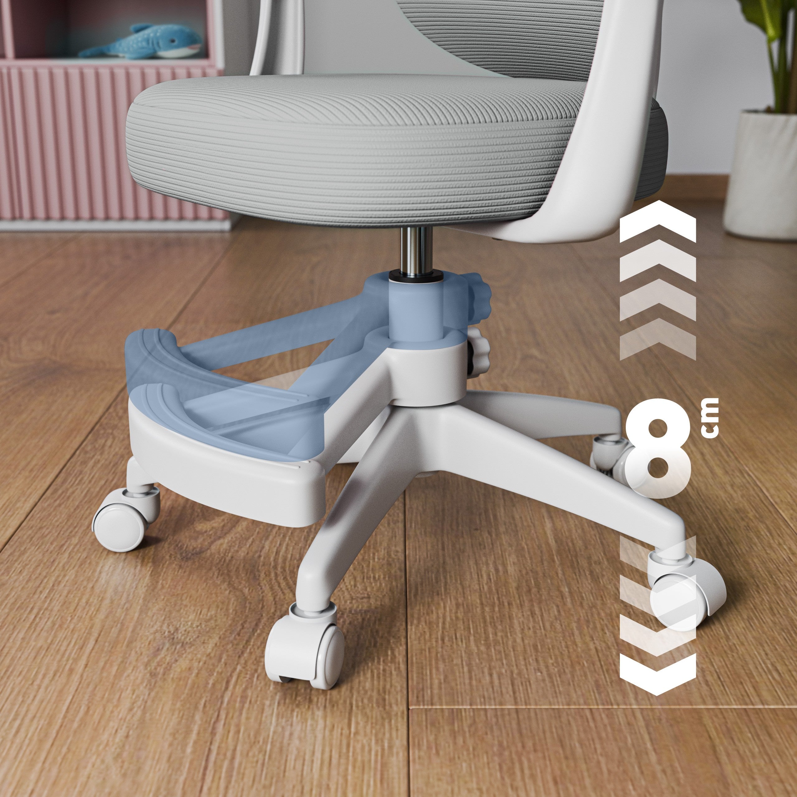 OUTLET Fotel regulowany dla dziecka Mark Adler Junior 4.5 Grey