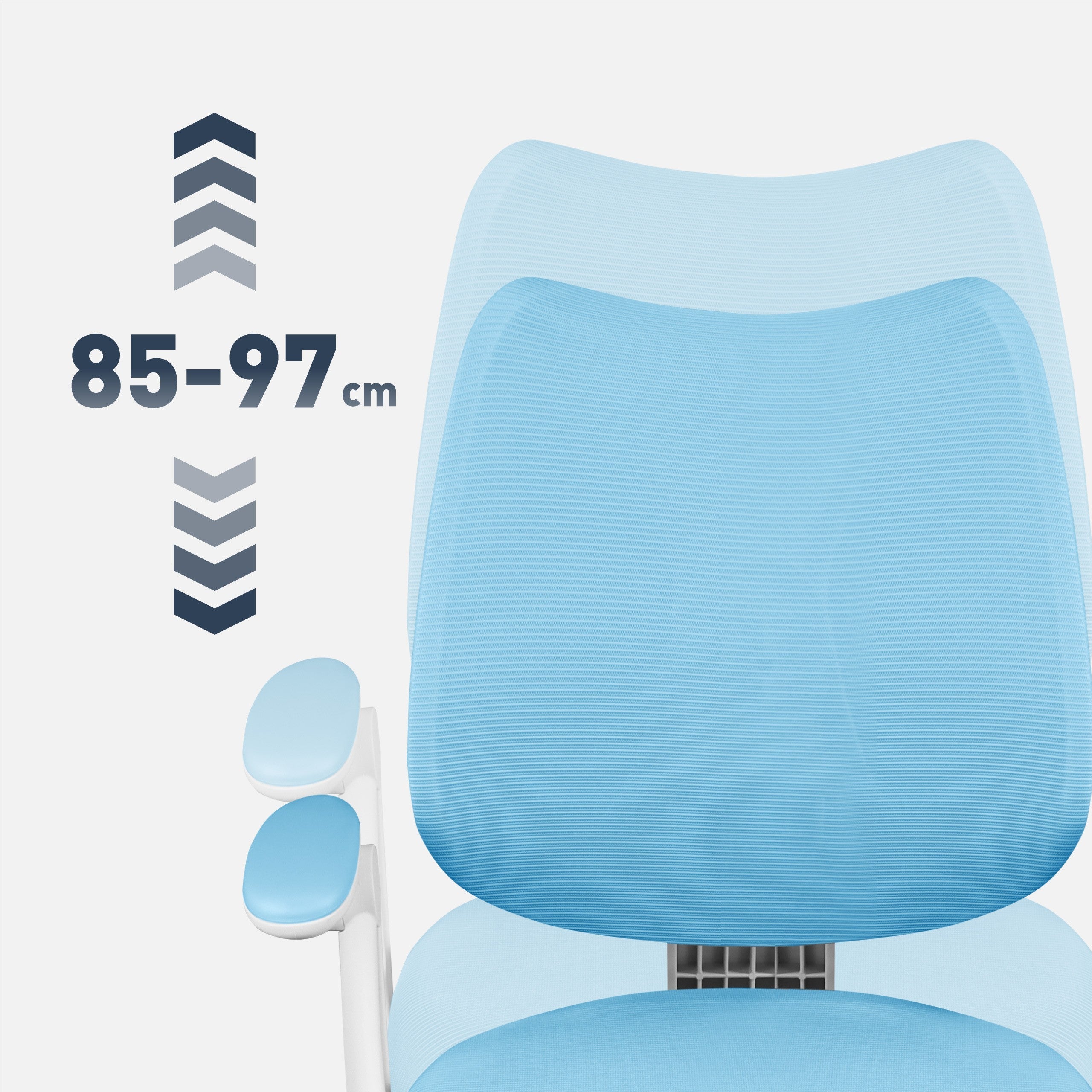 OUTLET Ergonomiczny fotel dla dzieci Mark Adler Junior 4.6 Blue