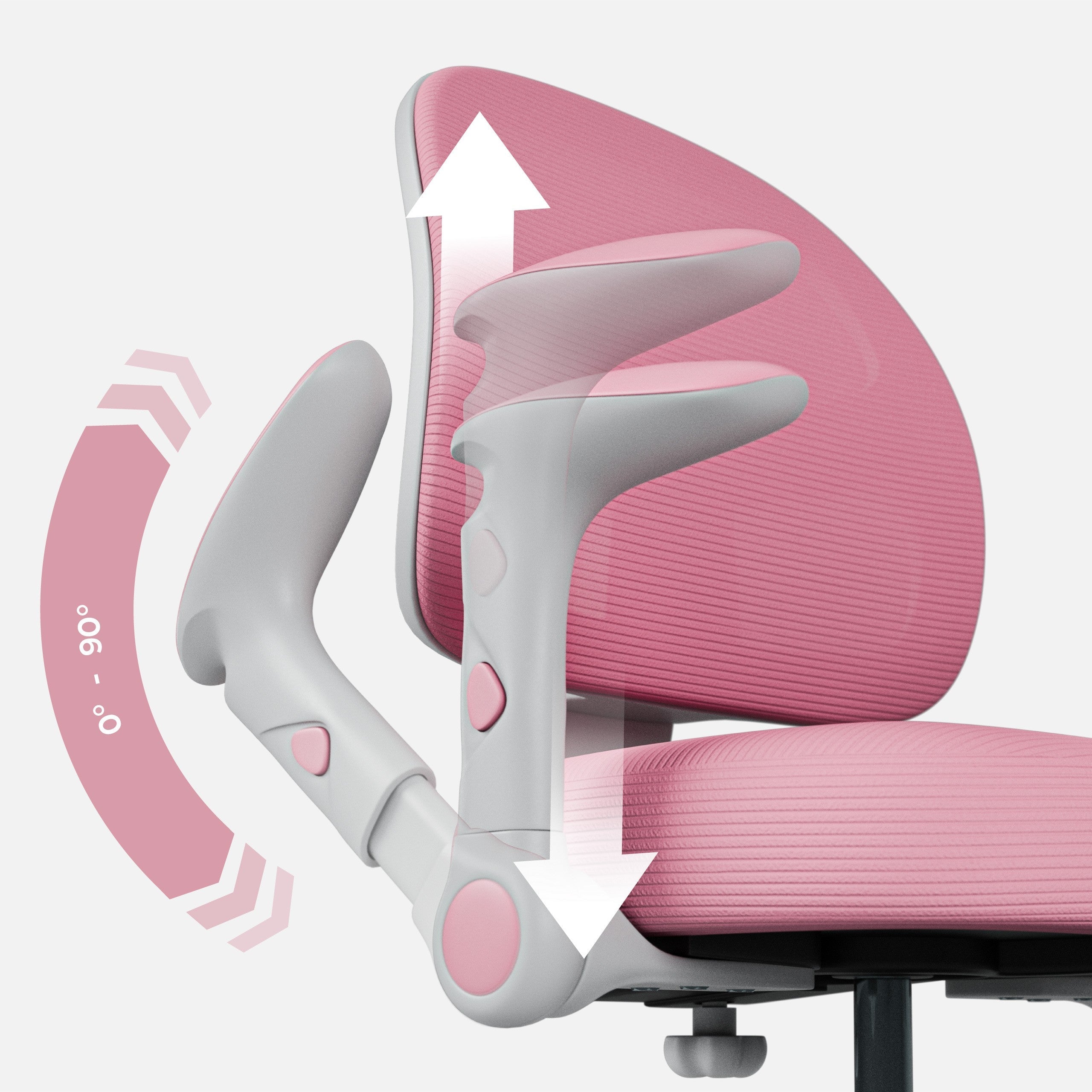 OUTLET Fotel regulowany dla dziecka Mark Adler Junior 5.0 Pink