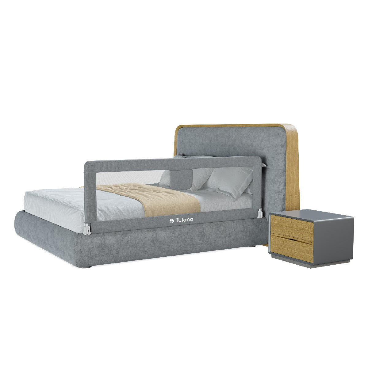 Barierka ochronna do łóżka 200 cm Tulano Cover 20