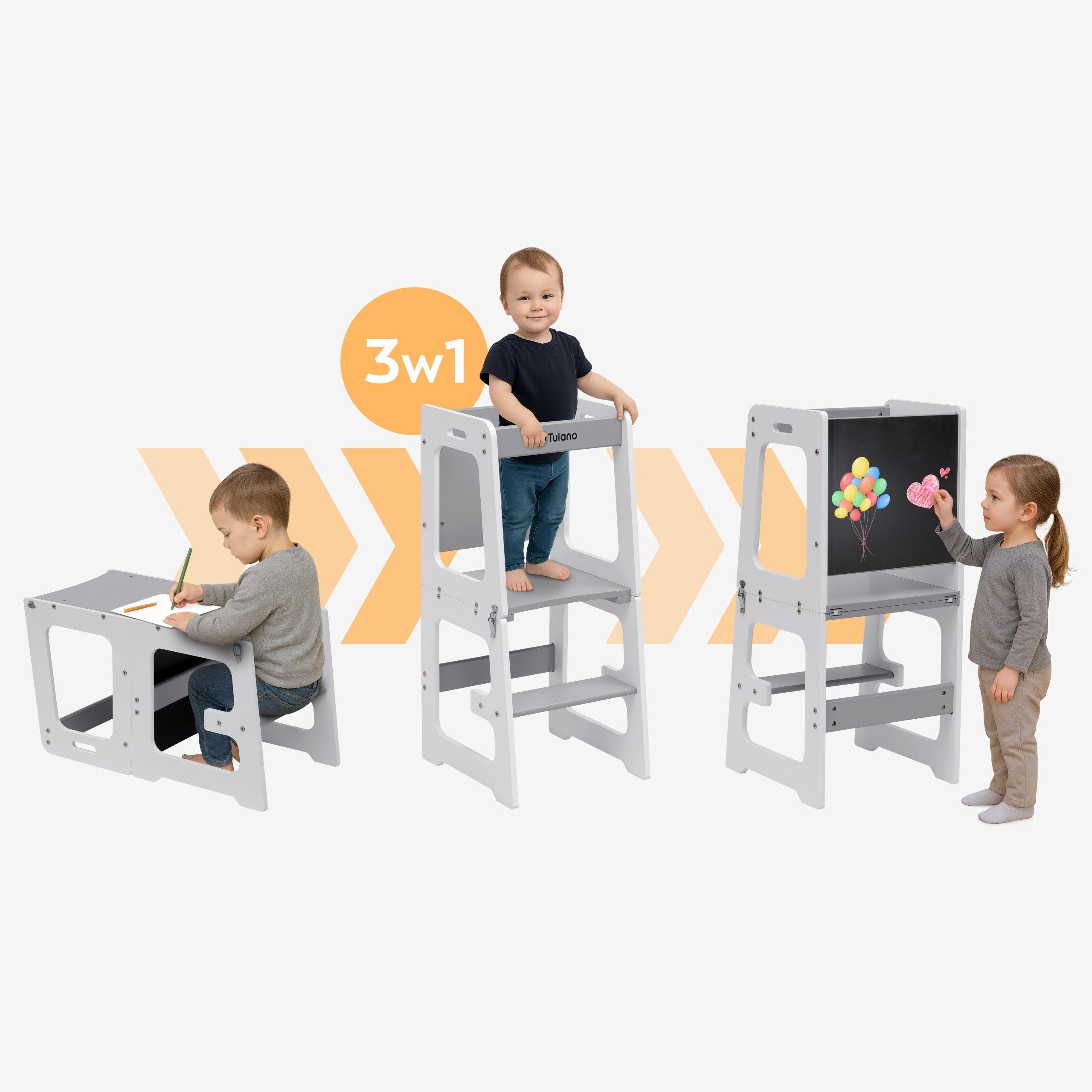 OUTLET Pomocnik kuchenny dla dzieci 3w1 Tulano Mooby 35