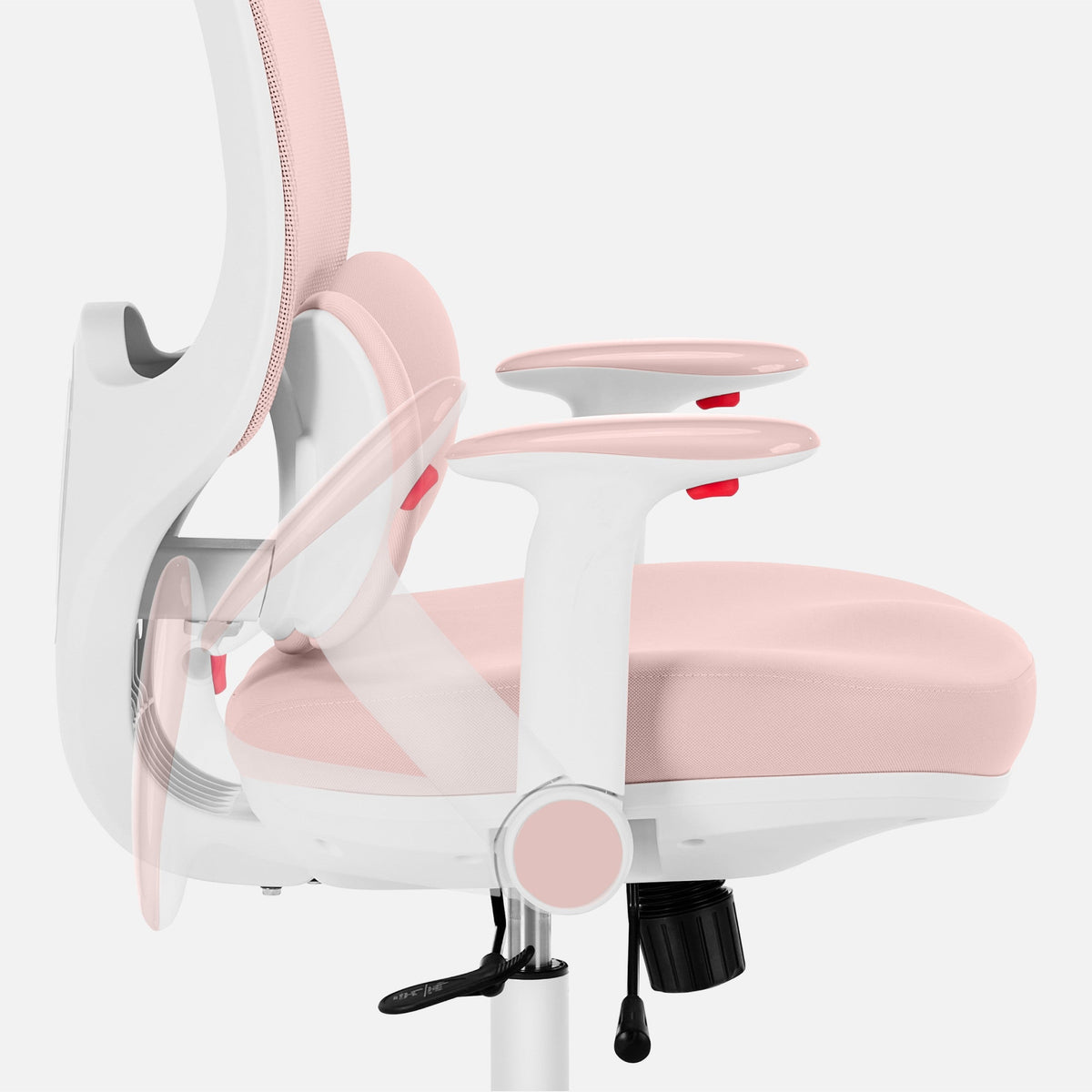 OUTLET Ergonomiczny fotel dla dzieci Mark Adler Junior 6.3 Pink