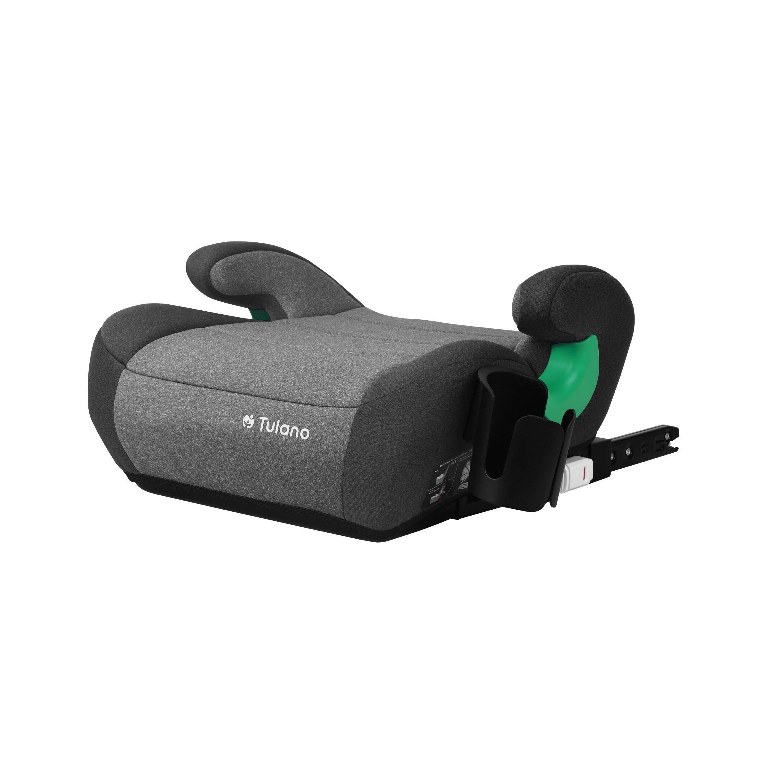 OUTLET Fotelik samochodowy podstawka Tulano Cabby 35 Grey ISOFIX 125-150cm I-Size