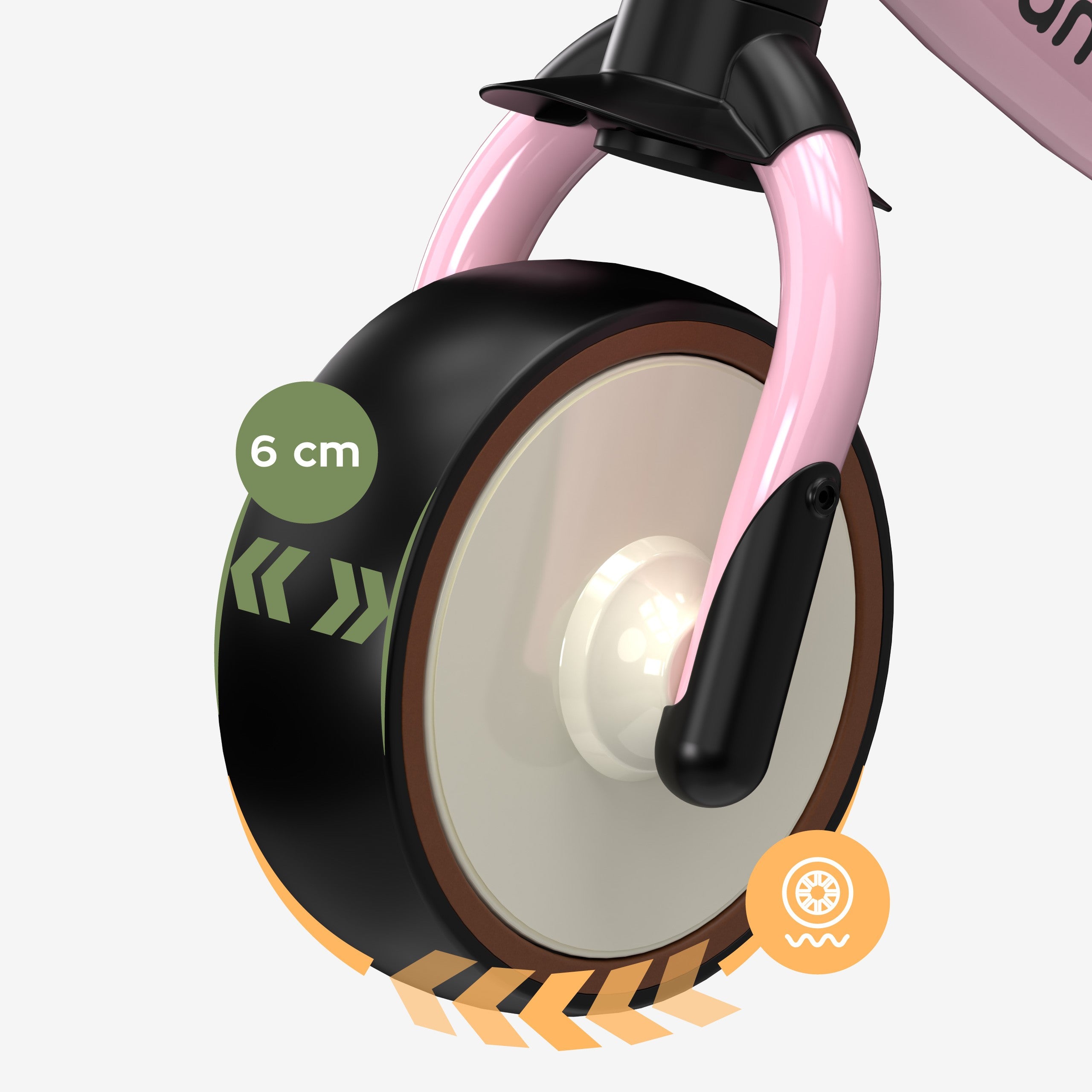 Rowerek biegowy Tulano Scout 15 Pink