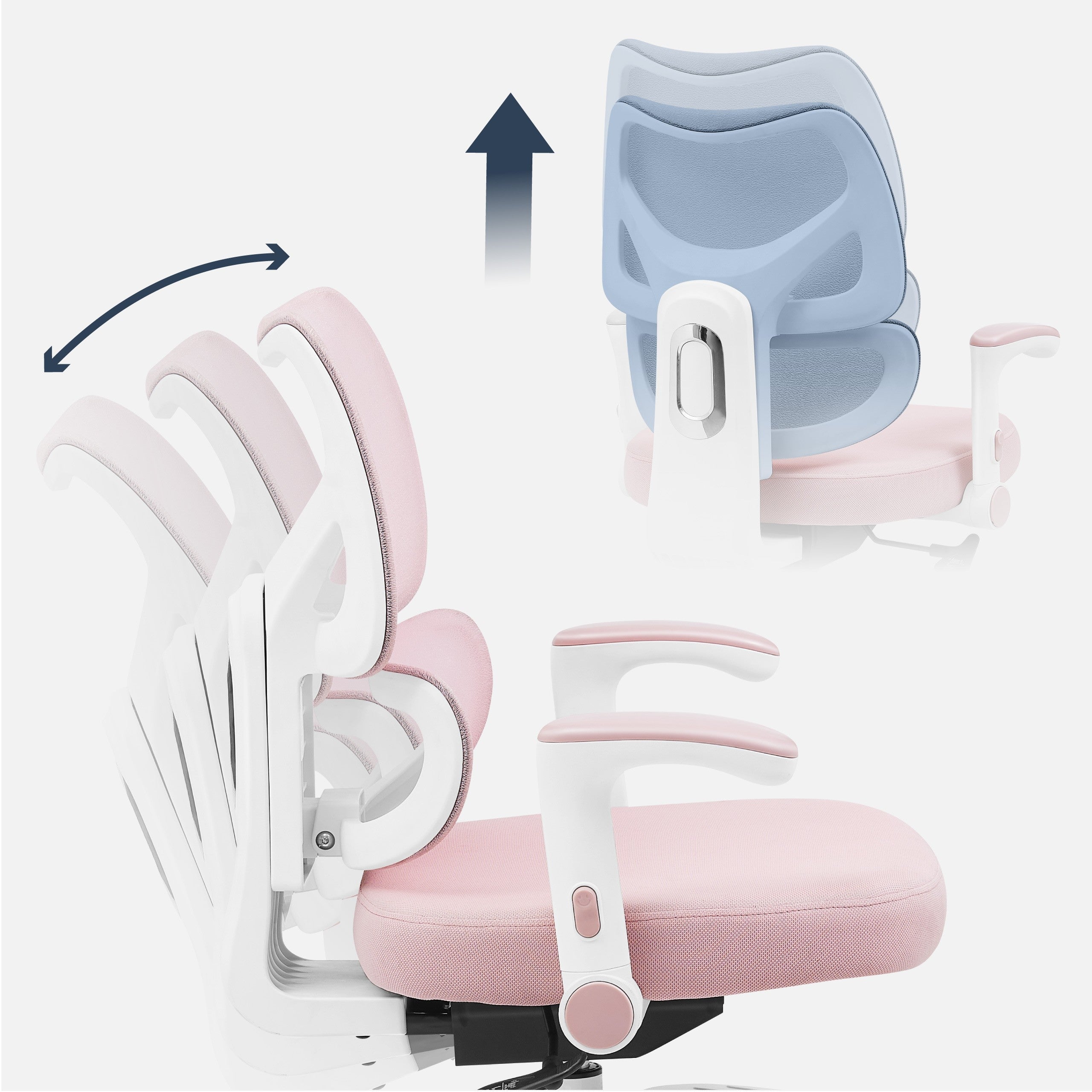 OUTLET Fotel obrotowy Mark Adler Junior 5.3 Pink