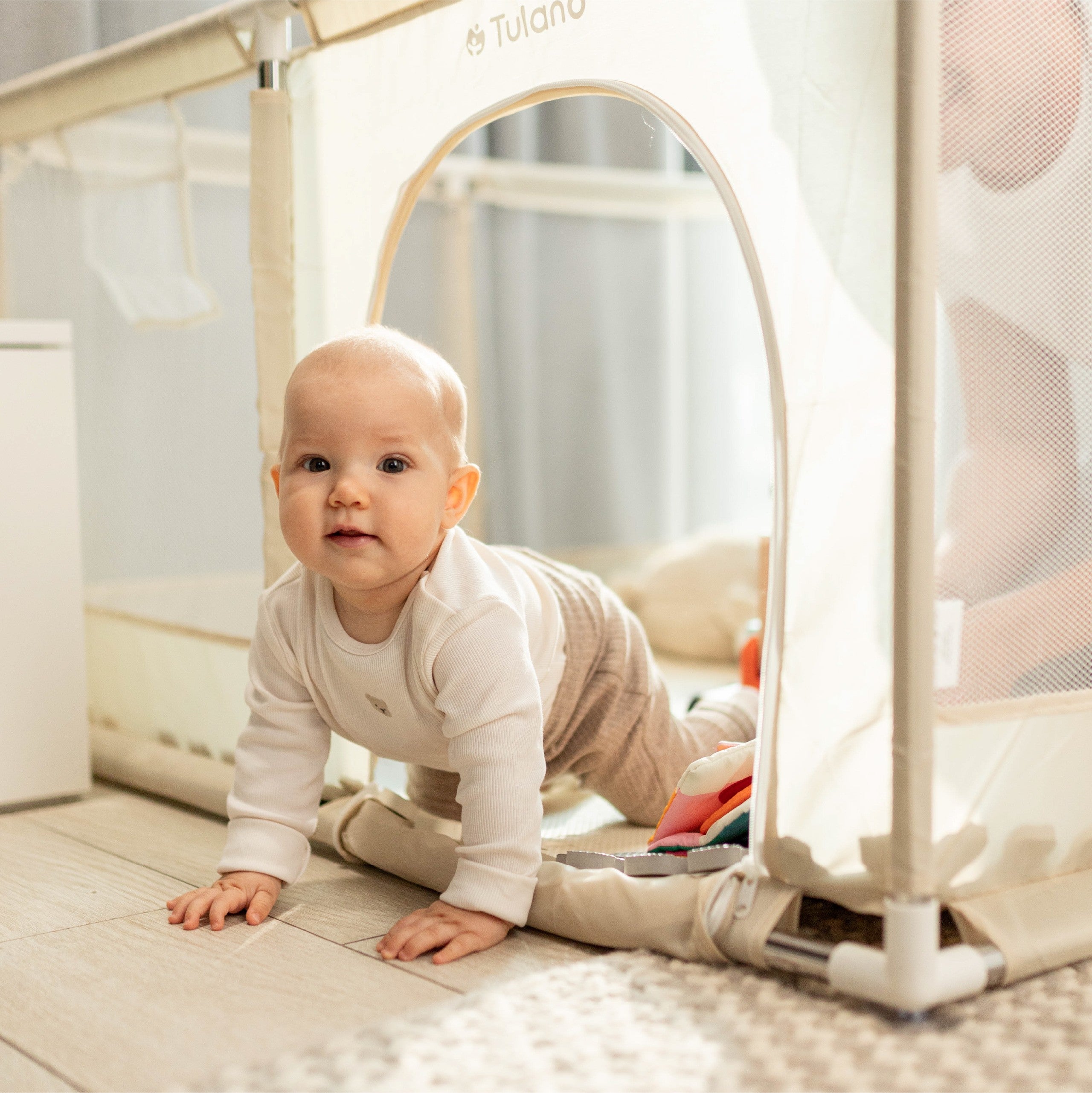 Kojec dla dzieci Tulano Cozy 20 Beige - 130 cm