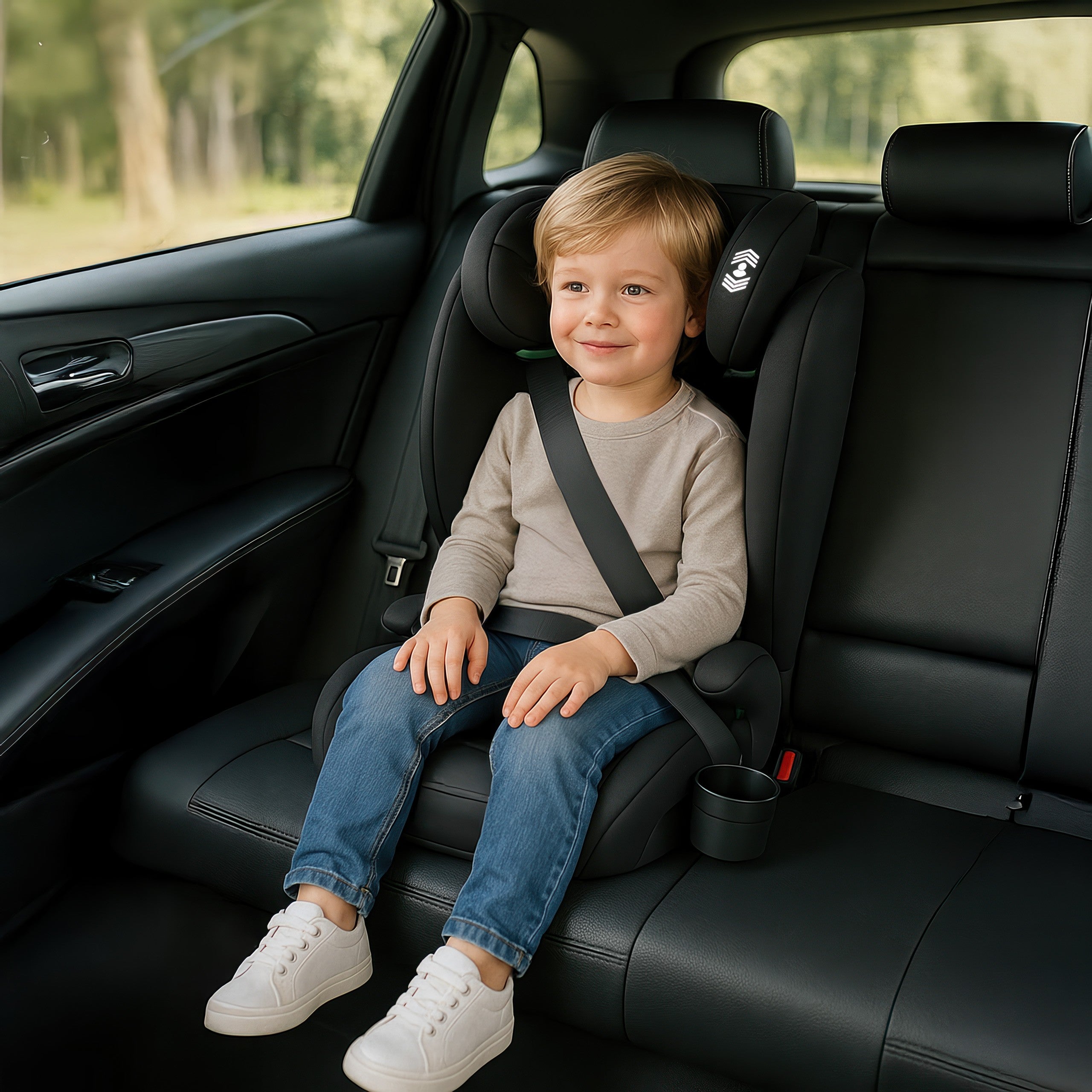 Fotelik samochodowy Tulano Joy 20 Black 100-150cm I-size