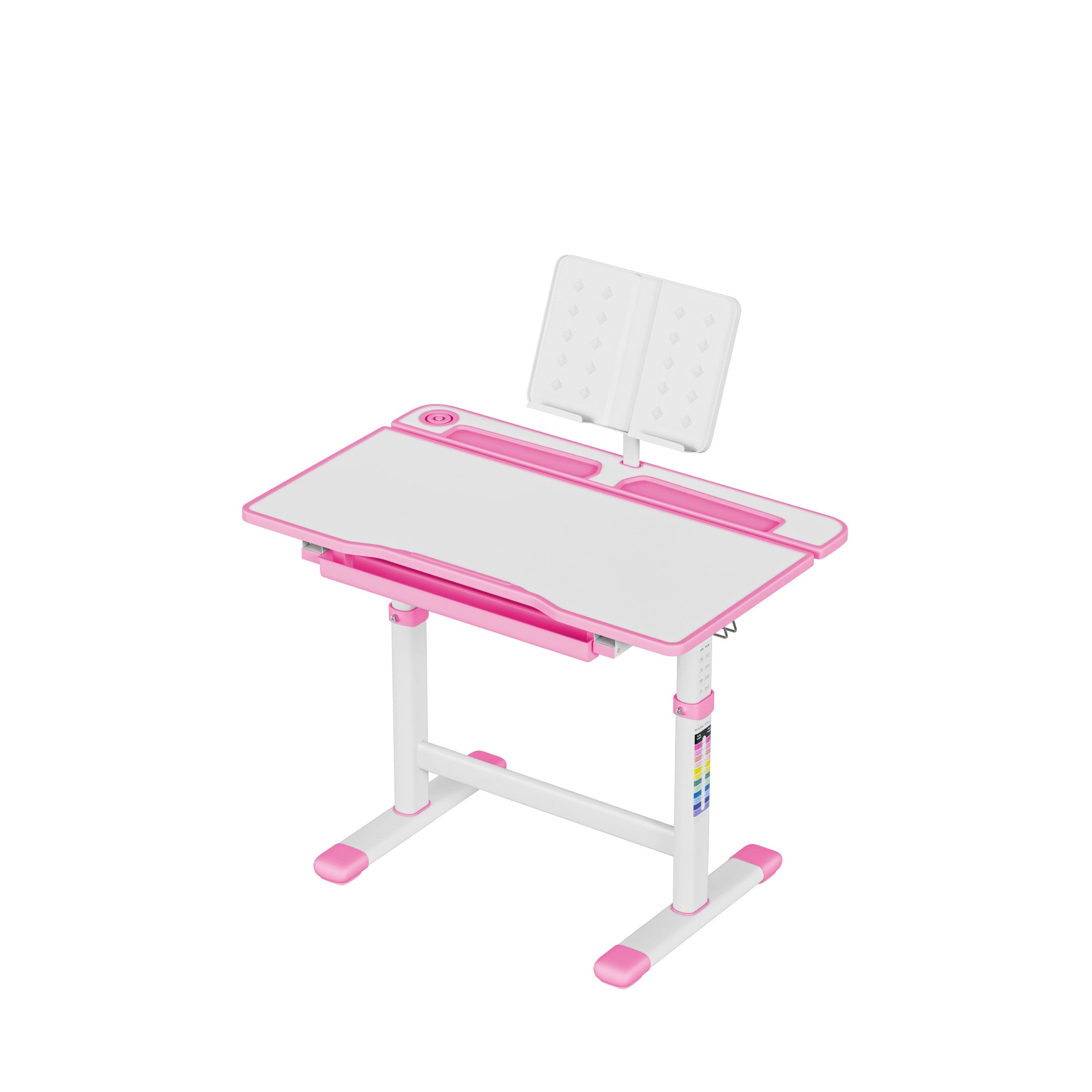 OUTLET Ergonomiczne biurko dla dziecka Mark Adler Study 3.0 Pink 66 cm