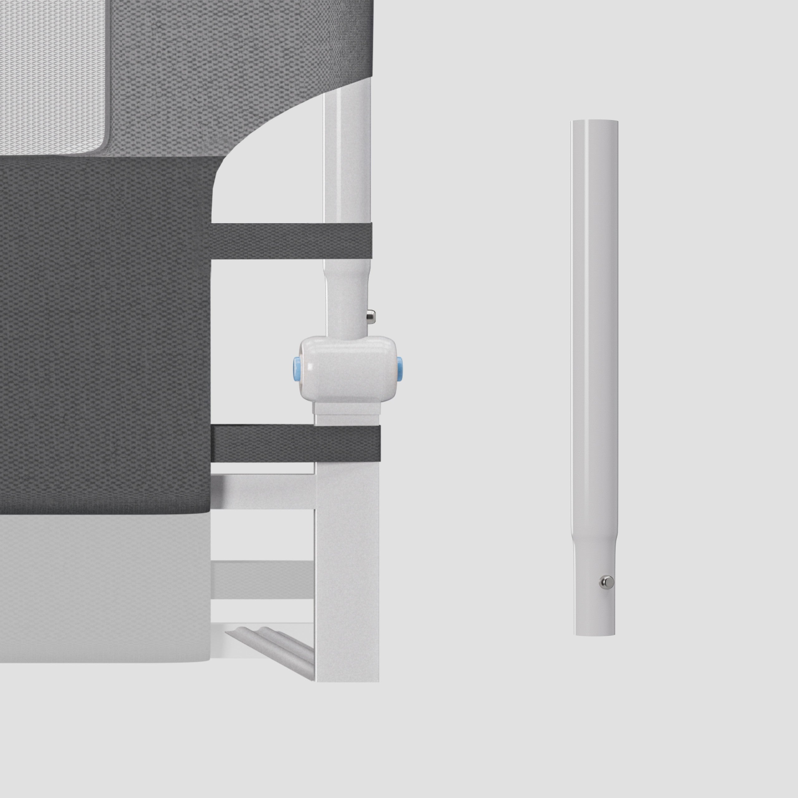 OUTLET Barierka ochronna do łóżko 200cm Tulano Cover 30 Grey
