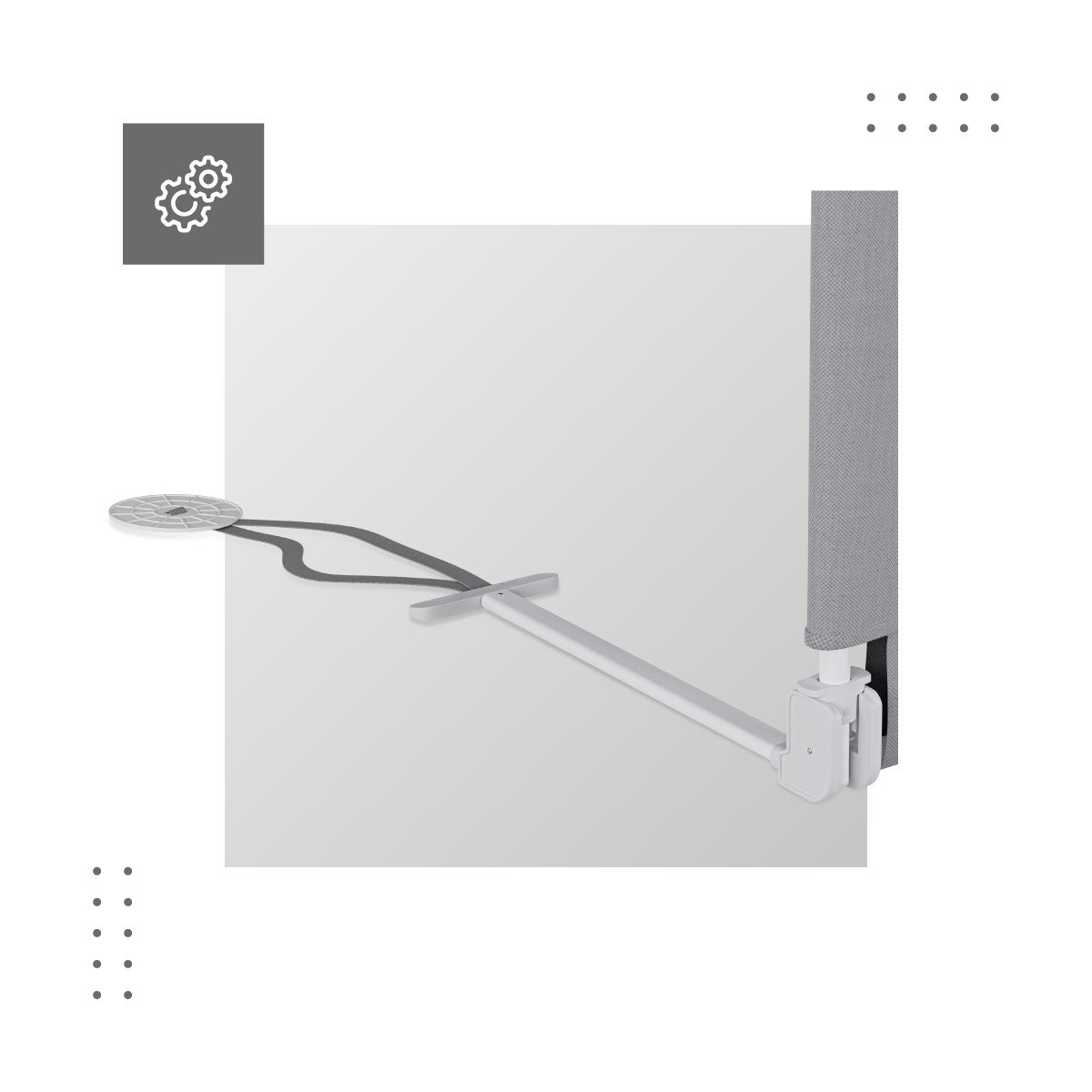 Barierka ochronna do łóżka 150 cm Tulano Cover 15