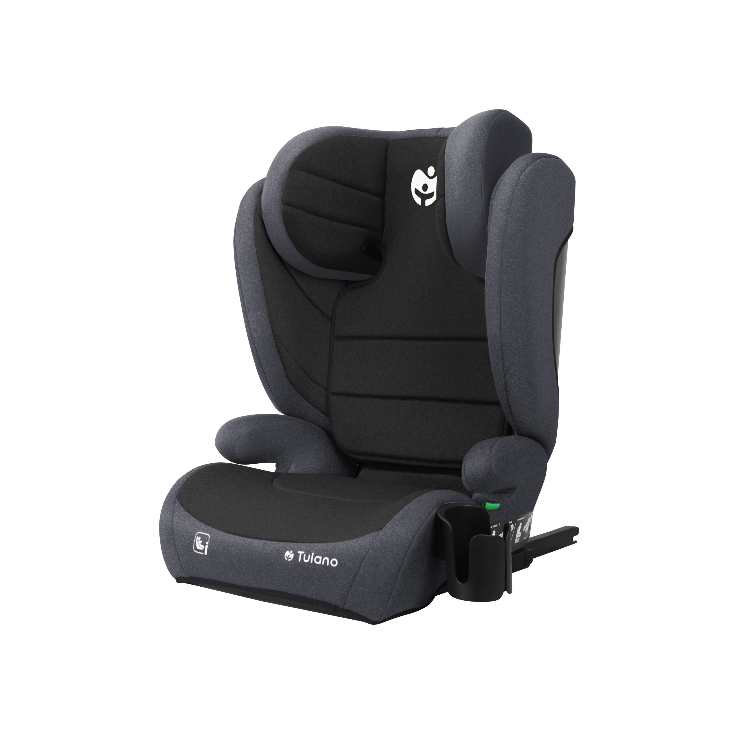 Fotelik samochodowy Tulano Joy 35 Black - Grey ISOFIX 100-150cm I-Size