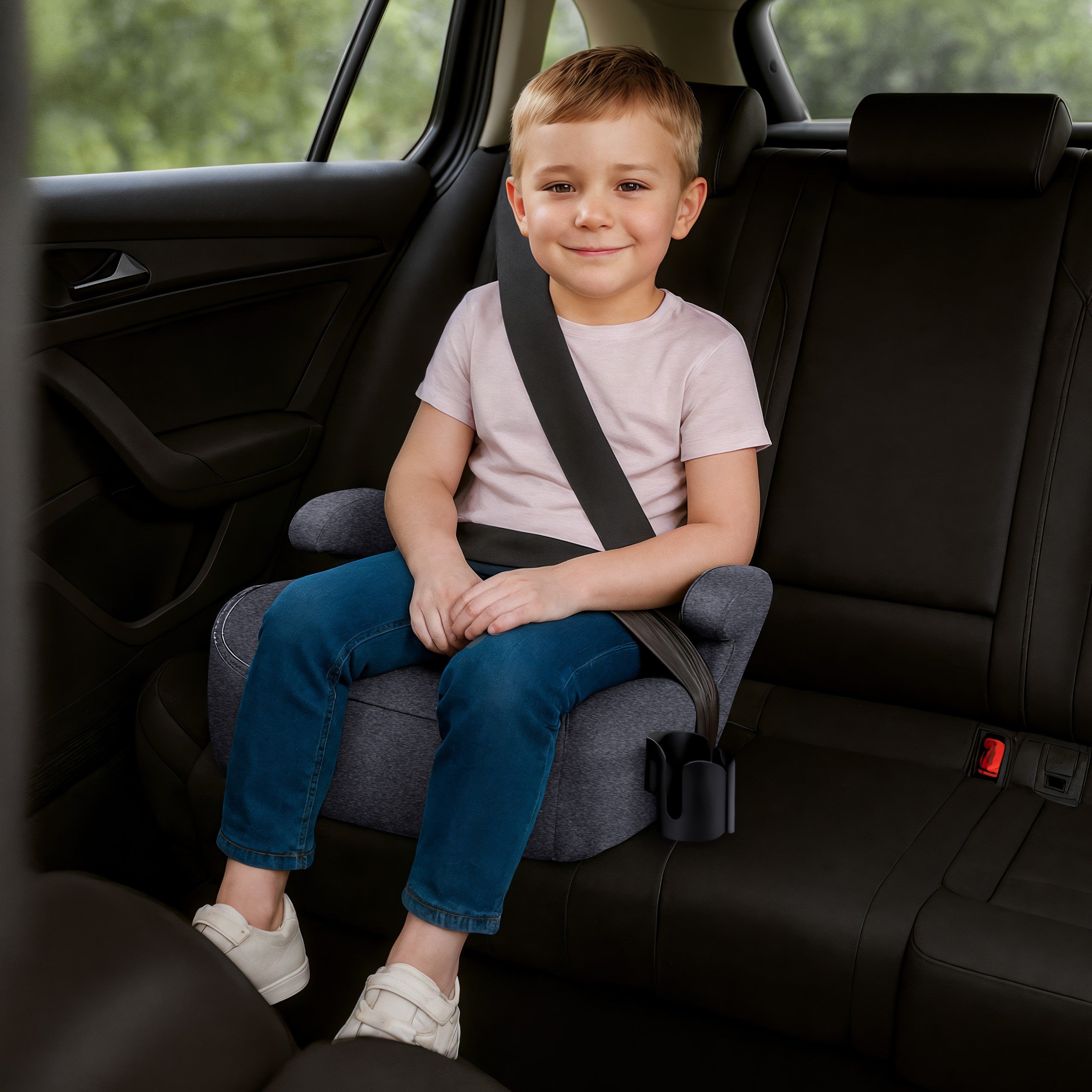 OUTLET Fotelik samochodowy podstawka Tulano Cabby 25 Grey 125 -150cm I-Size