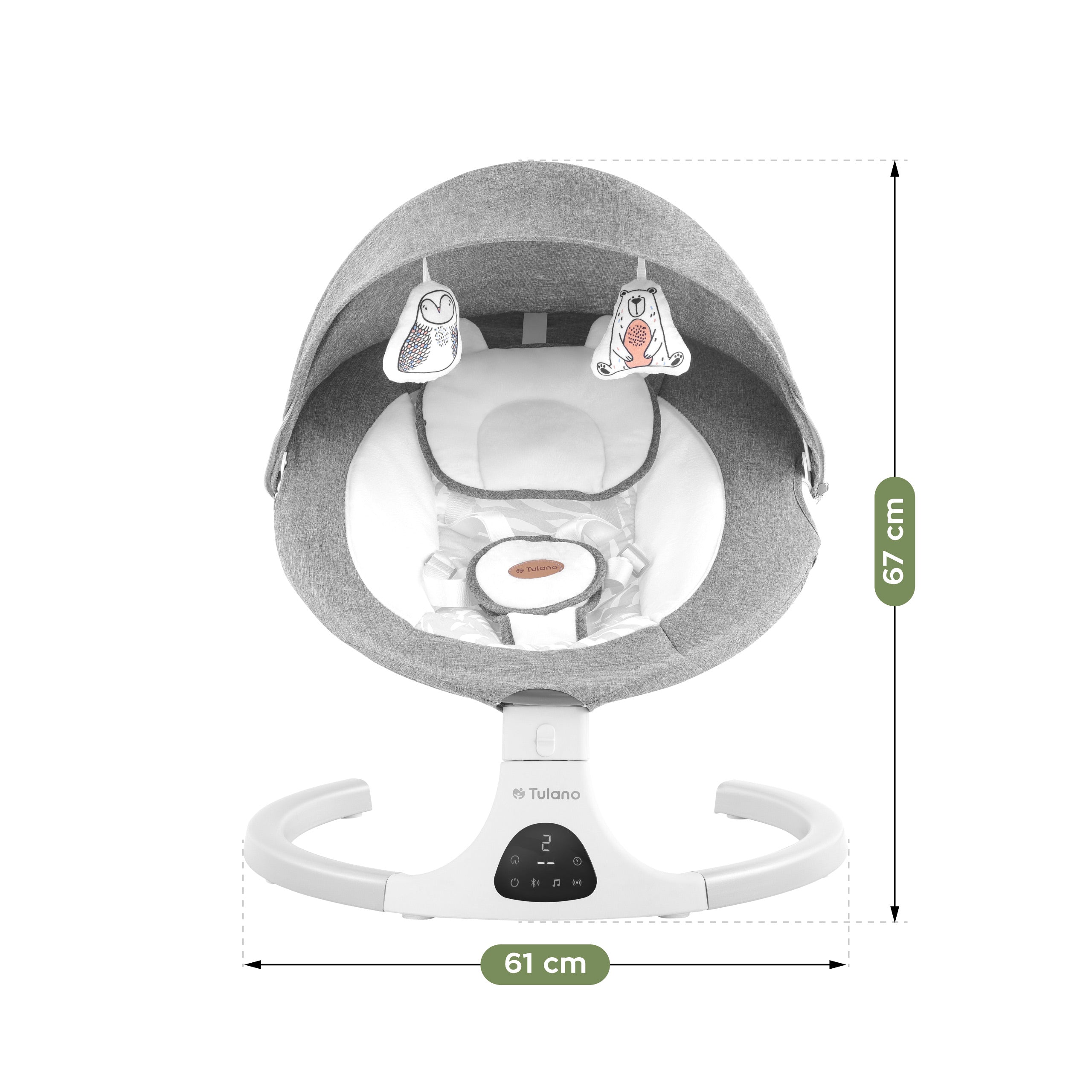 OUTLET Bujaczek leżaczek elektroniczny Tulano Astrid 35