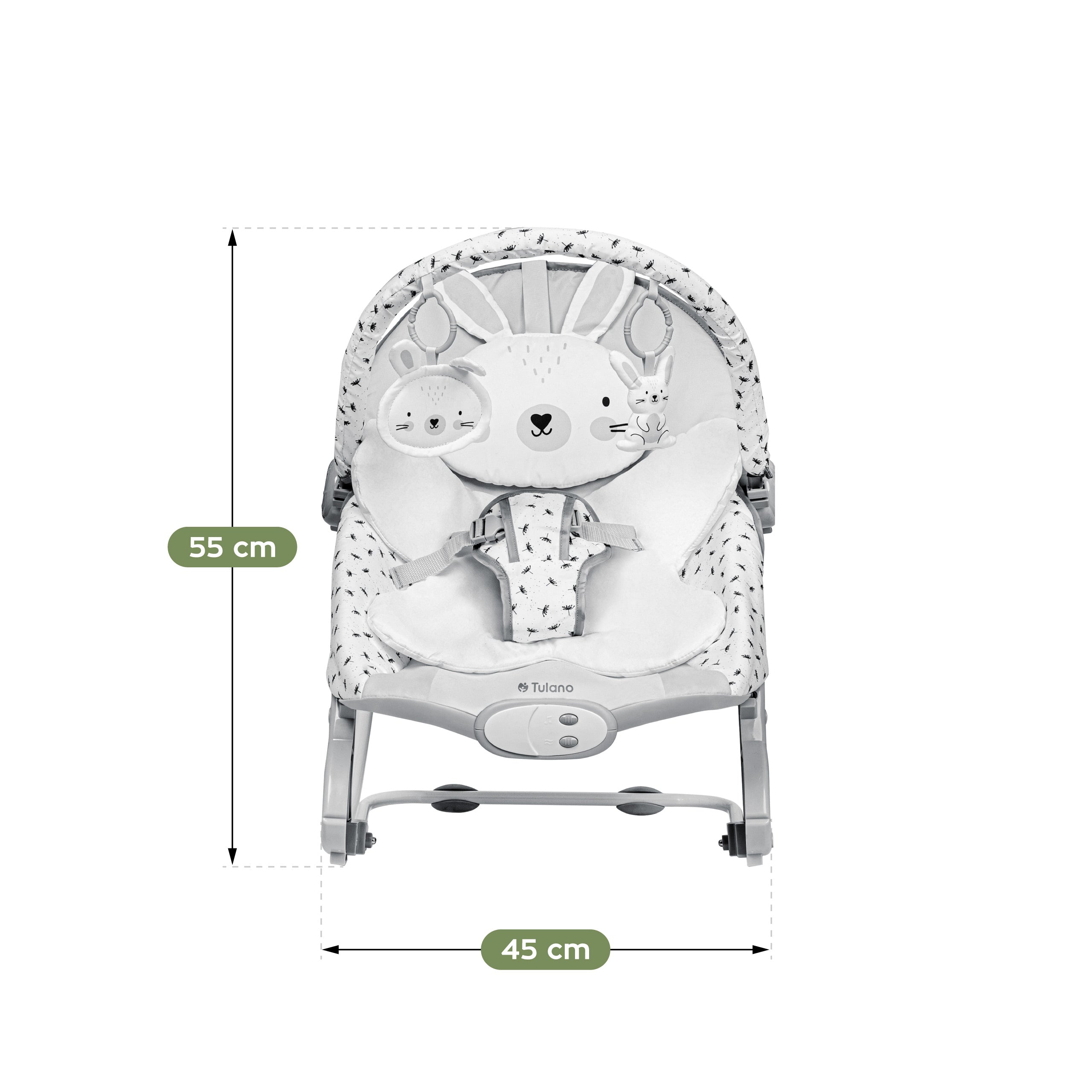 Leżaczek - bujaczek Tulano Cloe 35 Rabbit