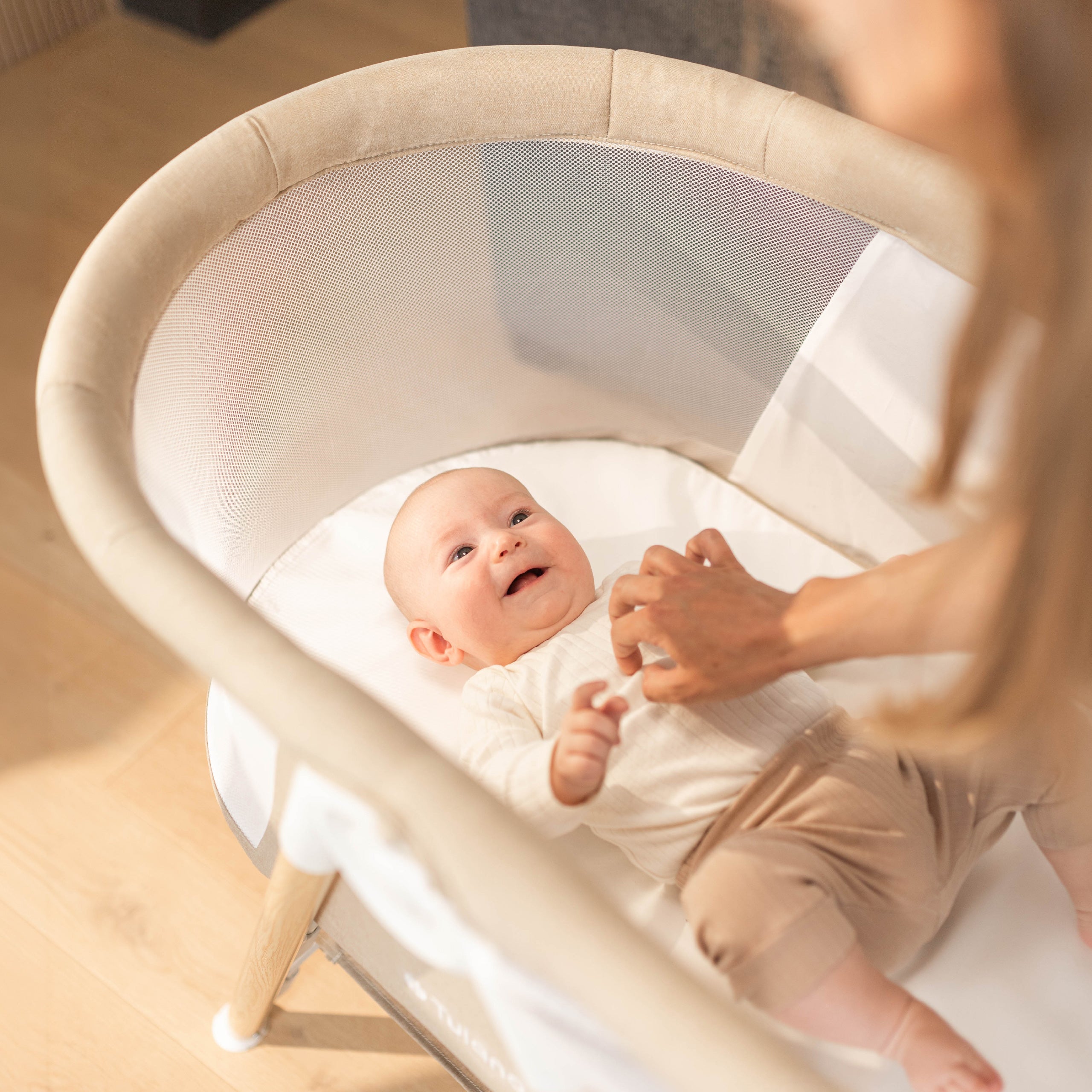 OUTLET Łóżeczko turystyczne dla dzieci Tulano Dream 20 Beige