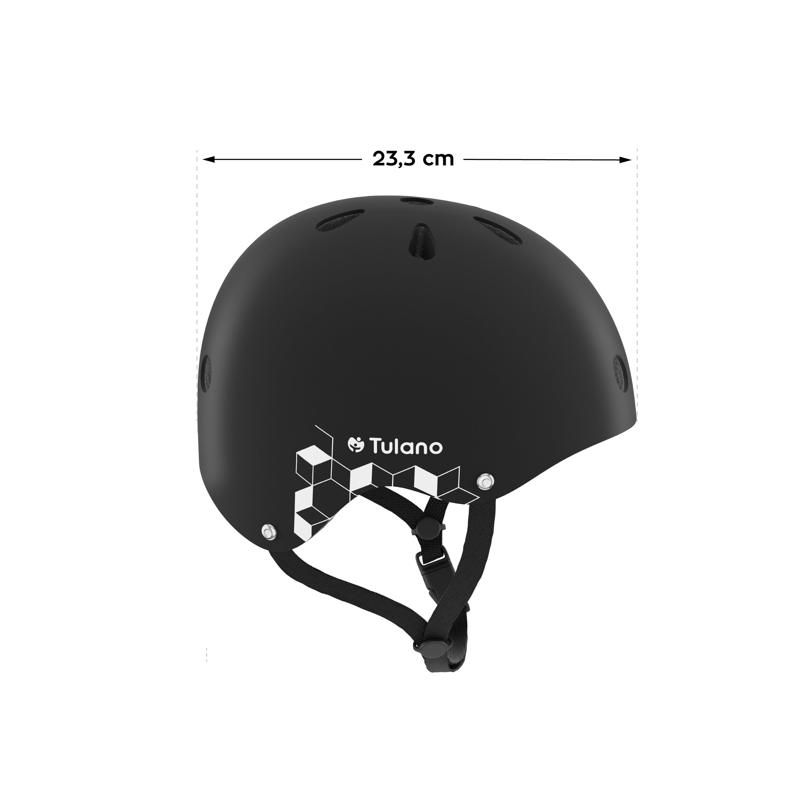 Kask dziecięcy Tulano Turtle 35 Black