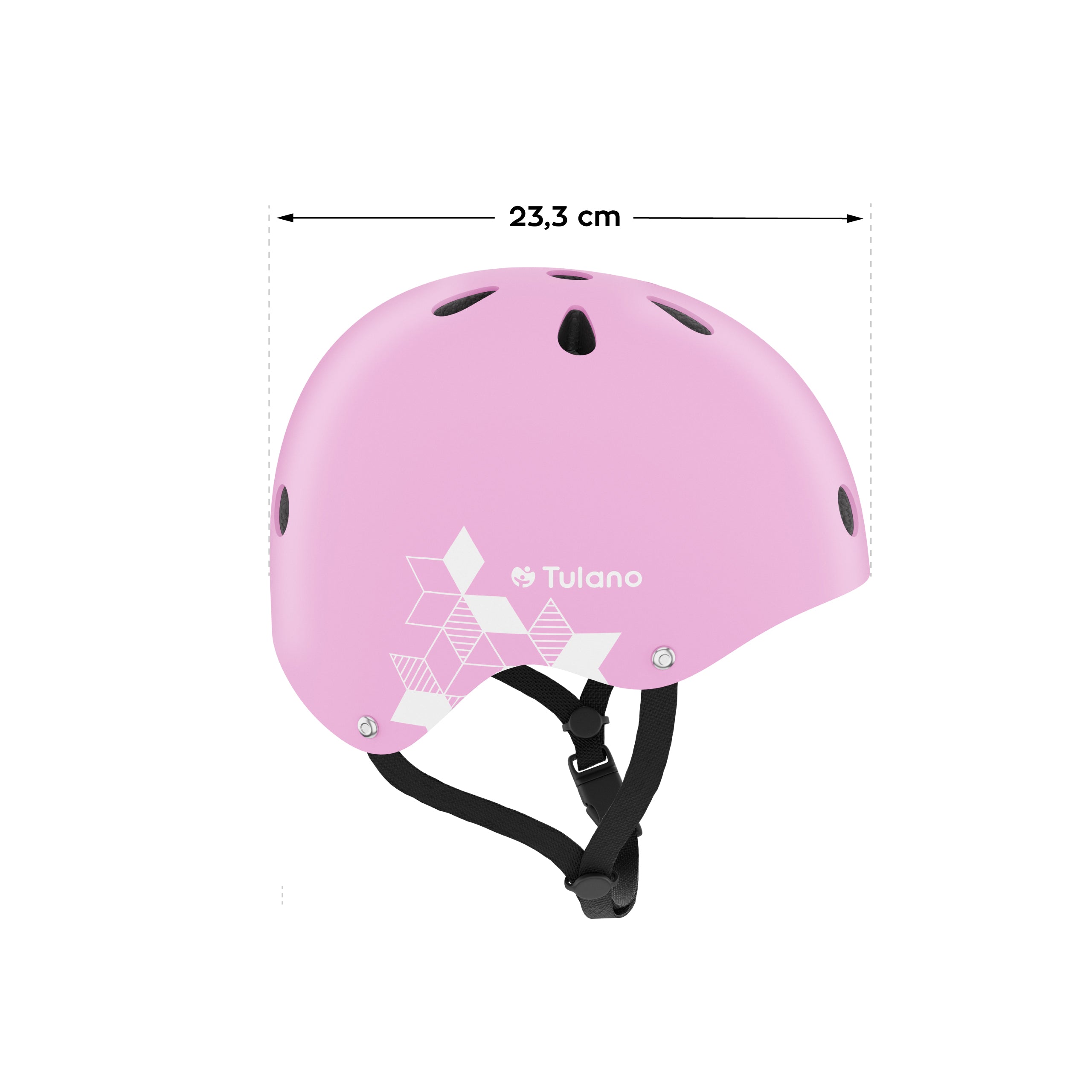 Kask dziecięcy Tulano Turtle 35 Pink