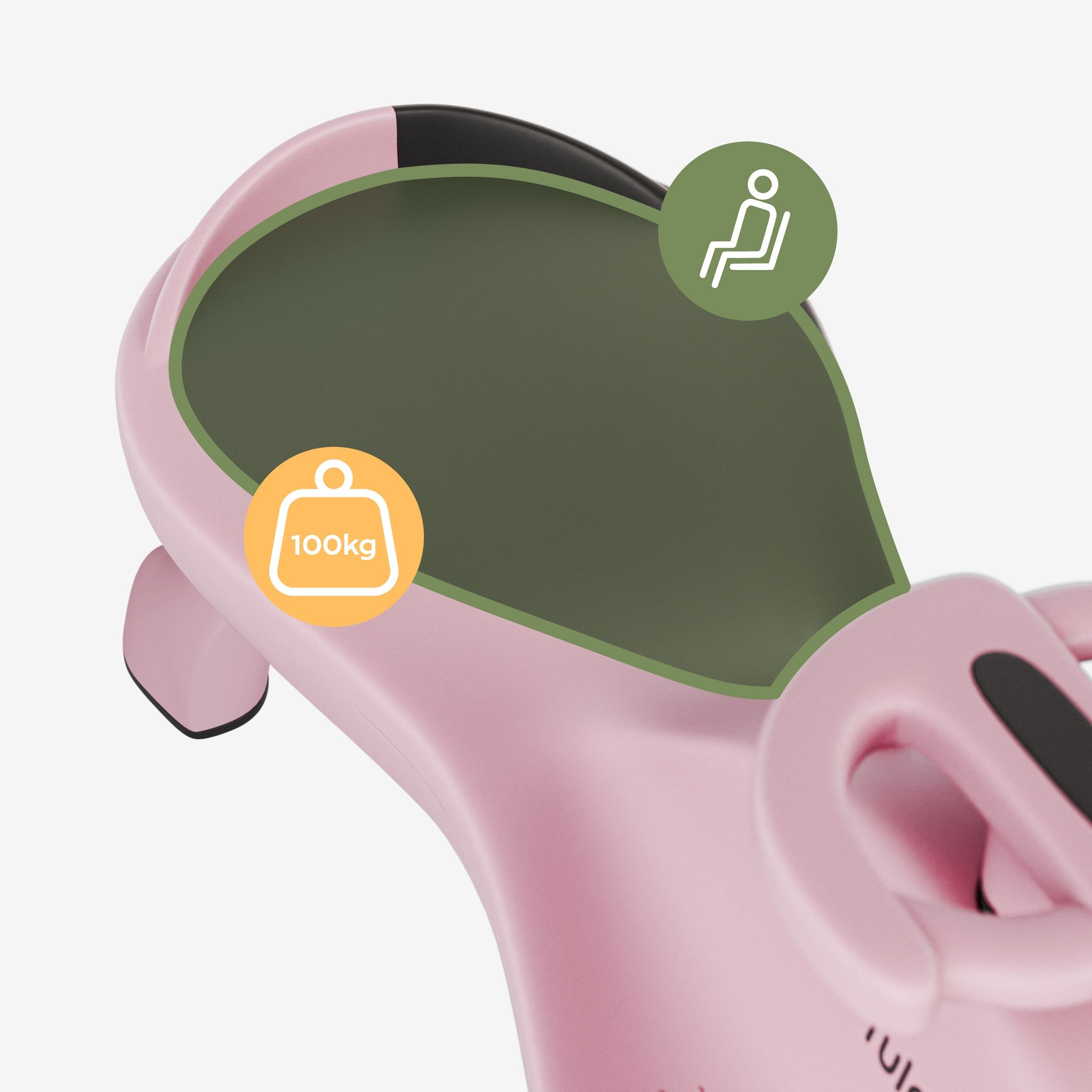 OUTLET Jeździk dla dzieci grawitacyjny LED Tulano Focus 35 Pink