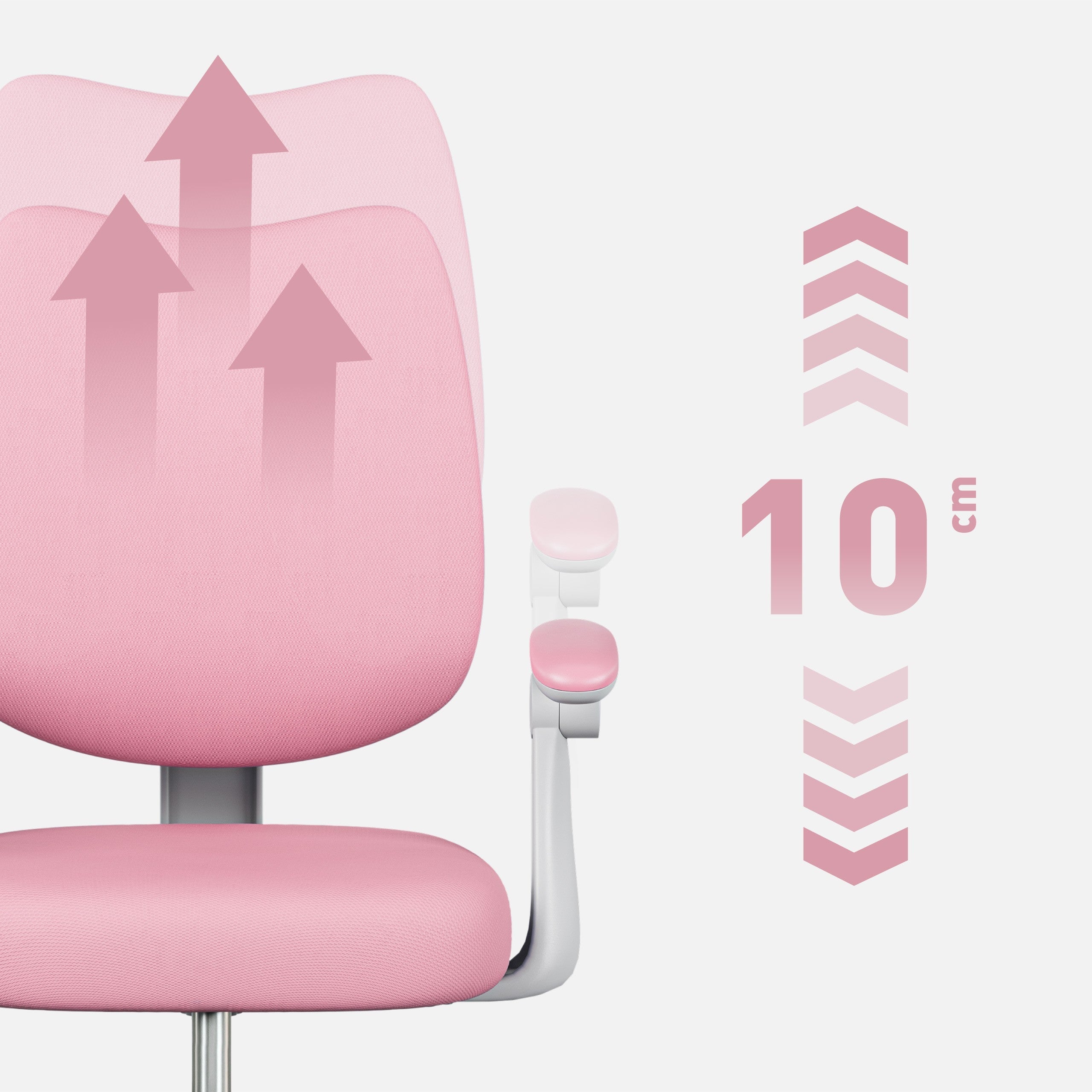 OUTLET Ergonomiczny fotel dla dzieci Mark Adler Junior 4.6 Pink