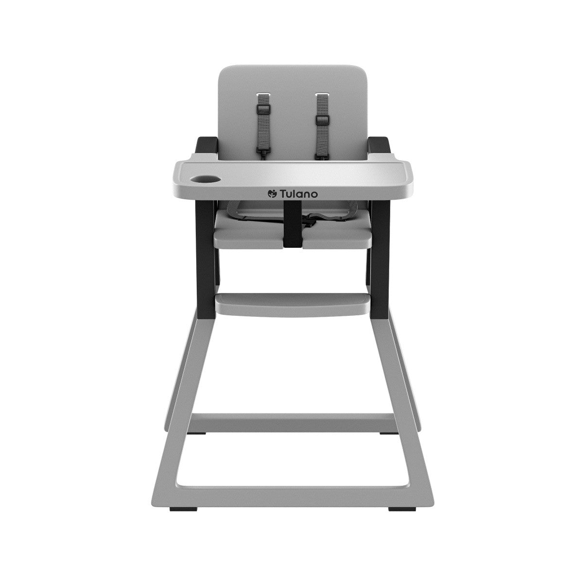 Krzesełko do karmienia plastikowe Tulano Morsel 25 Grey Black