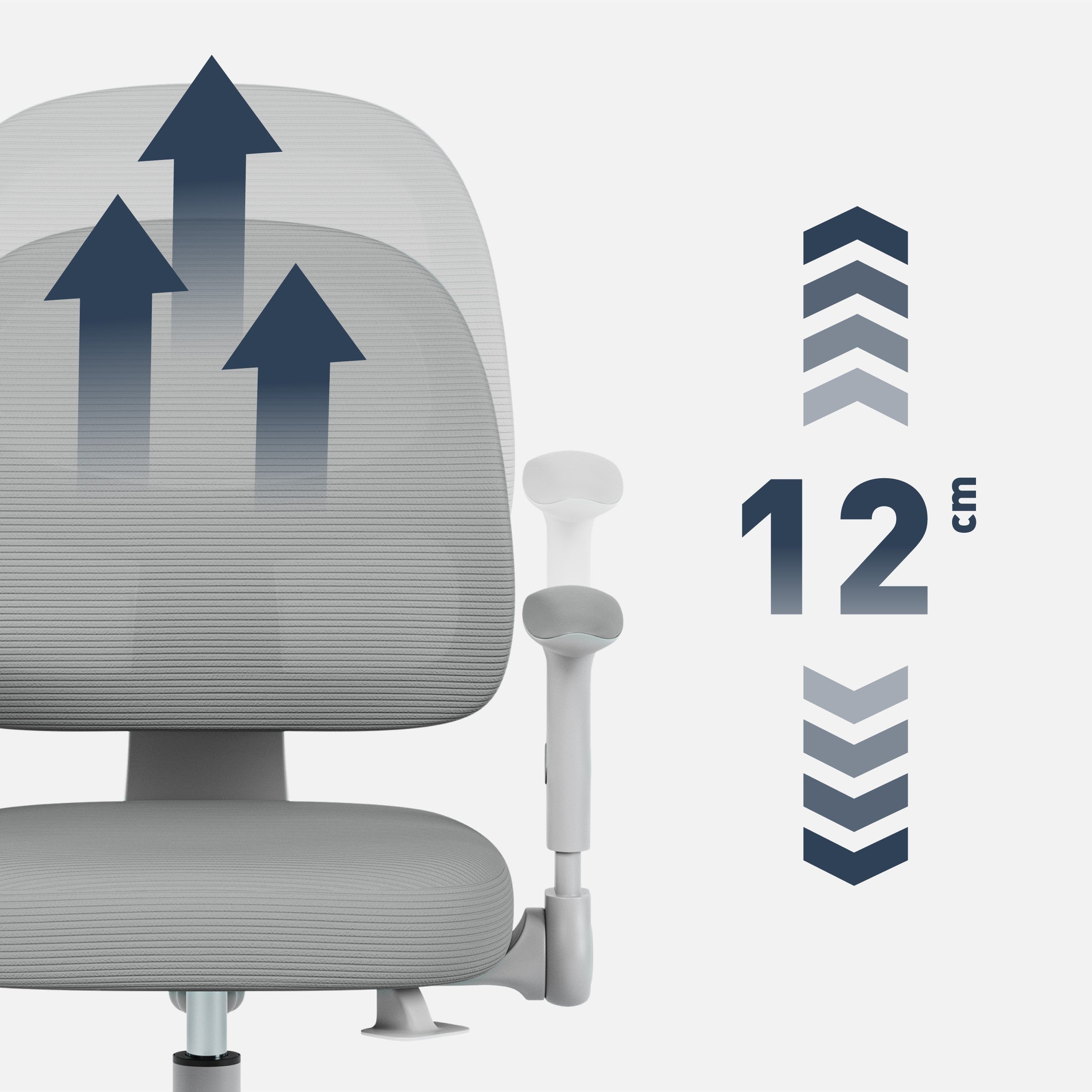 Fotel regulowany dla dziecka Mark Adler Junior 5.0 Grey